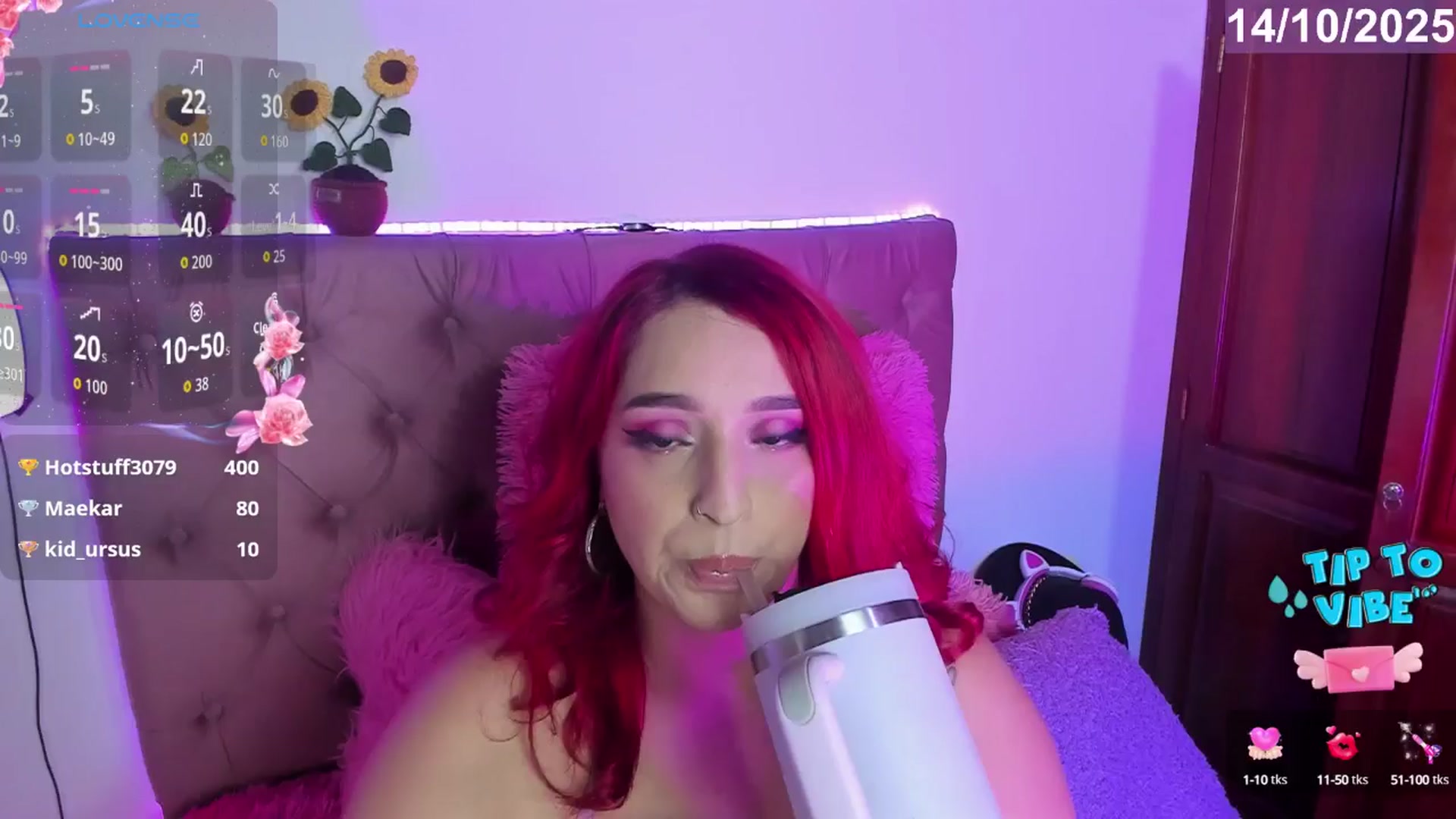 Gallery image thumbnail from Tifannys_ti's myfreecams stream on, 10/14/2025, 16:10 image 10 of 20