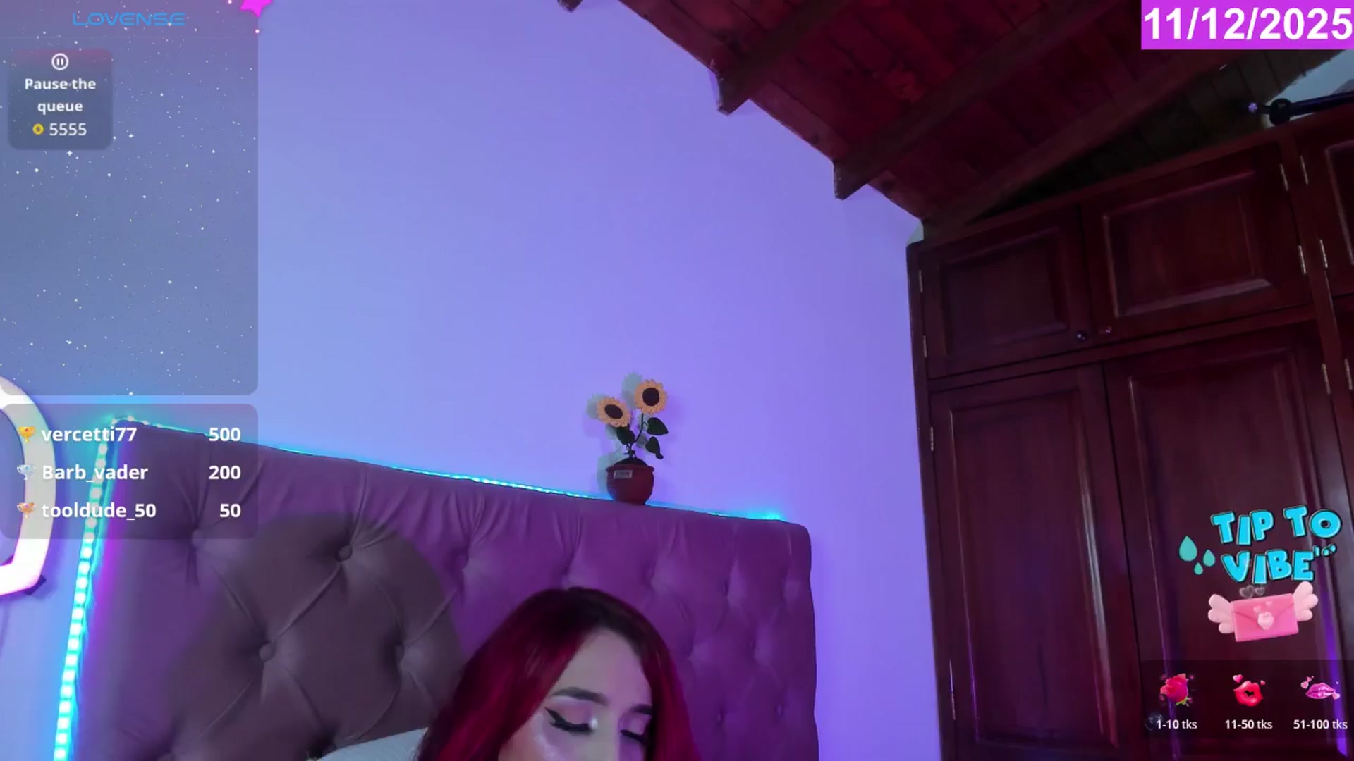 Gallery image thumbnail from Tifannys_ti's myfreecams stream on, 12/11/2025, 15:41 image 4 of 20