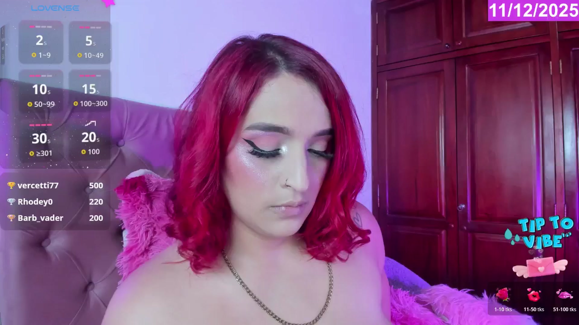Gallery image thumbnail from Tifannys_ti's myfreecams stream on, 12/11/2025, 15:41 image 13 of 20