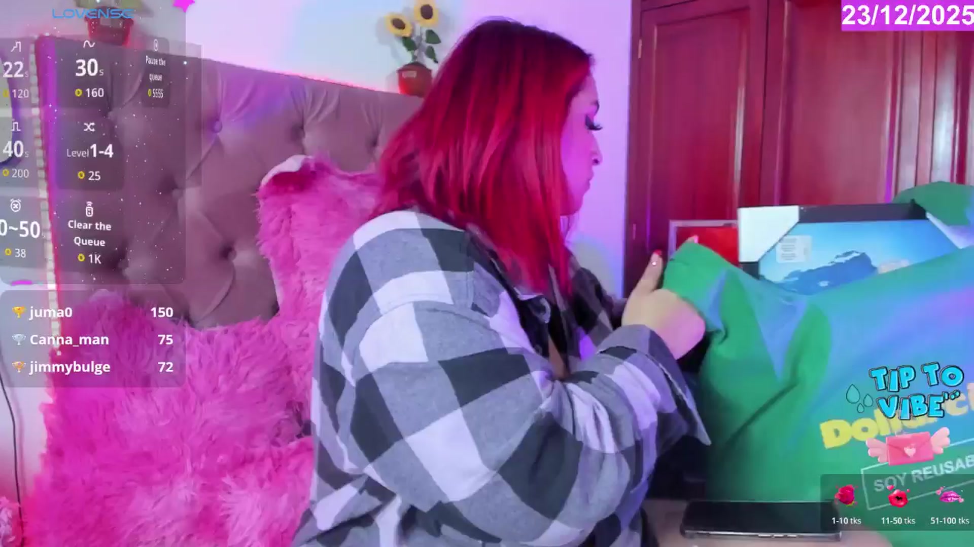 Gallery image thumbnail from Tifannys_ti's myfreecams stream on, 12/23/2025, 20:01 image 8 of 20