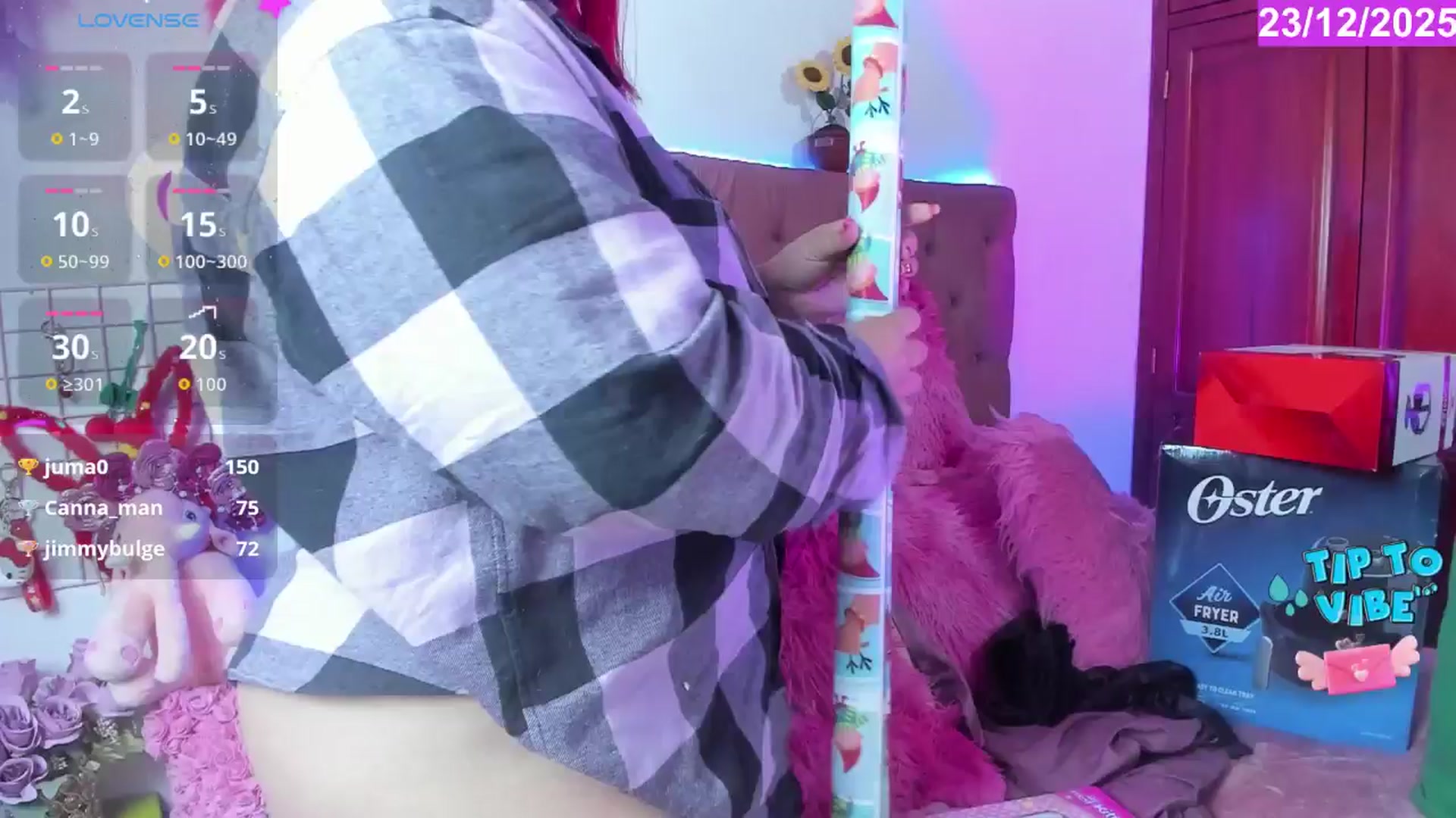 Gallery image thumbnail from Tifannys_ti's myfreecams stream on, 12/23/2025, 20:01 image 14 of 20