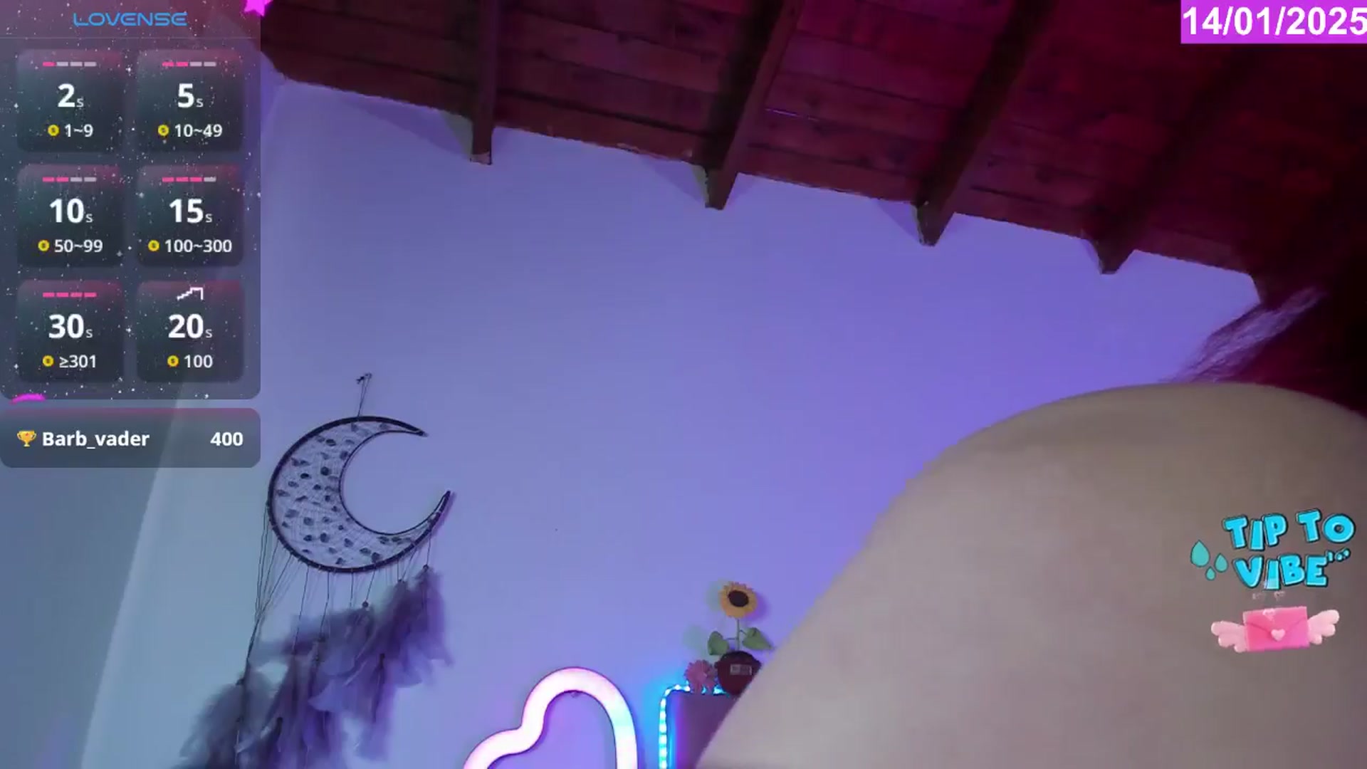 Gallery image thumbnail from Tifannys_ti's myfreecams stream on, 01/14/2026, 14:11 image 13 of 20
