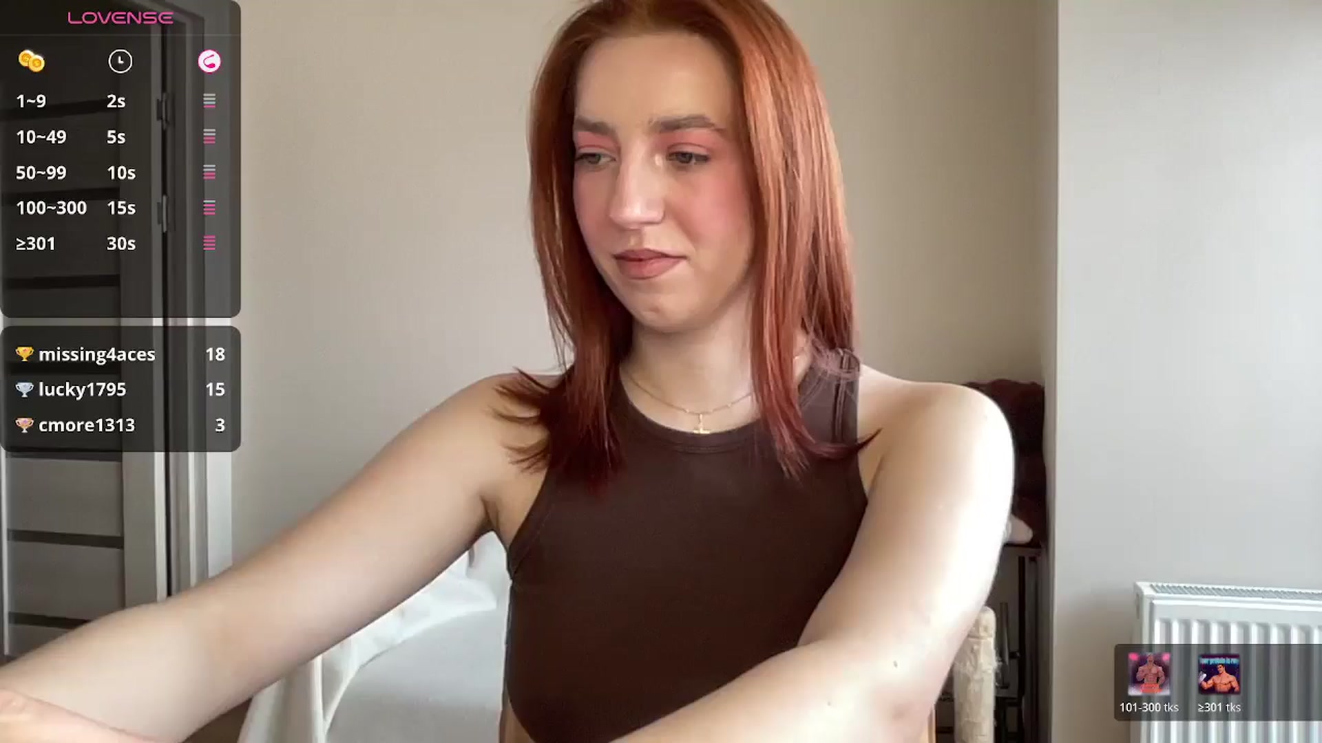 Gallery image thumbnail from Tiffany_Swift's myfreecams stream on, 12/14/2025, 10:51 image 1 of 20