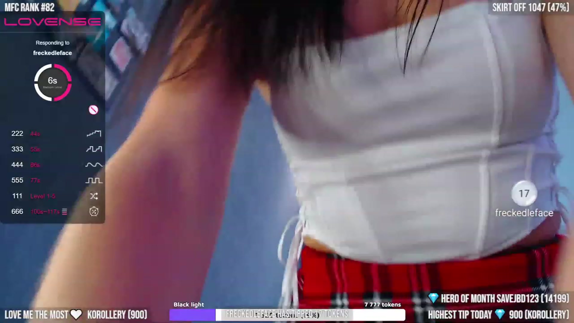 Gallery image thumbnail from TighttAss's myfreecams stream on, 05/14/2023, 04:40 image 4 of 20