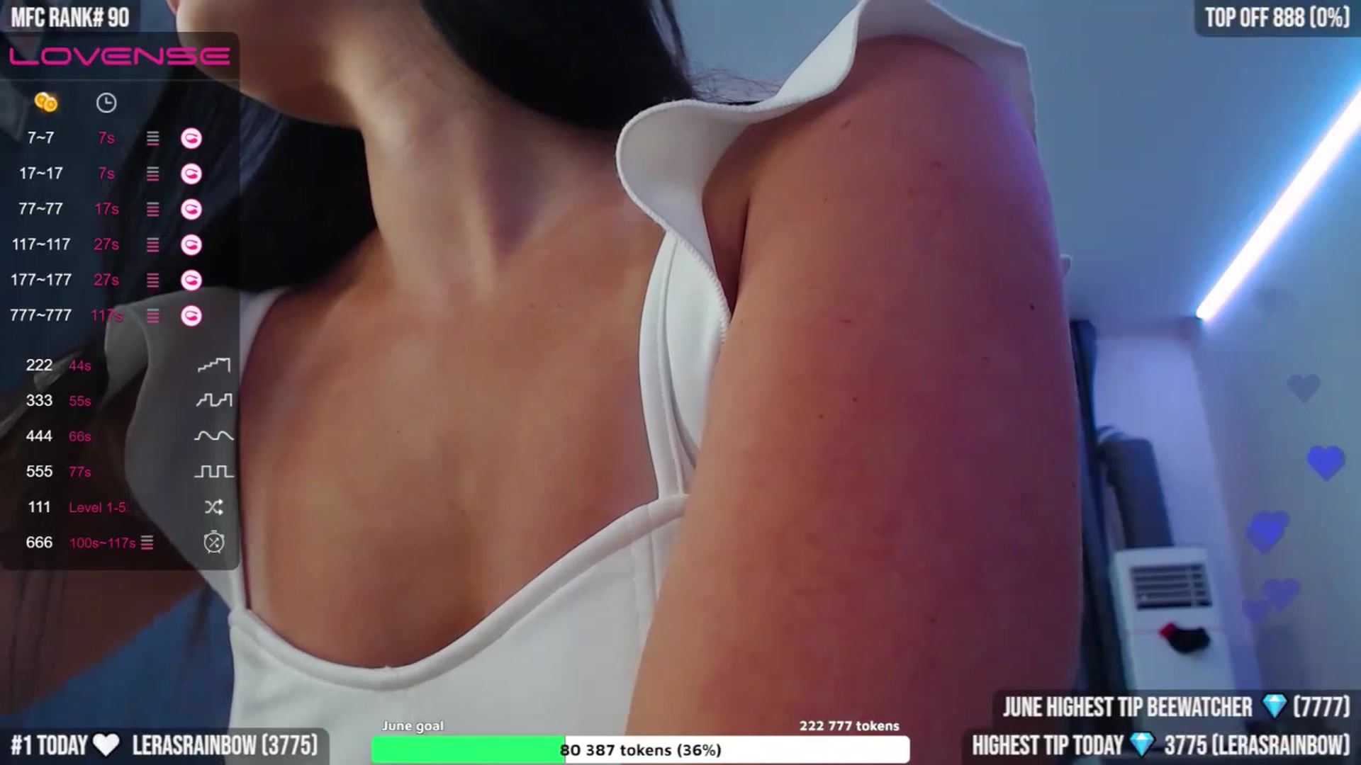 Gallery image thumbnail from TighttAss's myfreecams stream on, 06/12/2023, 04:23 image 3 of 20