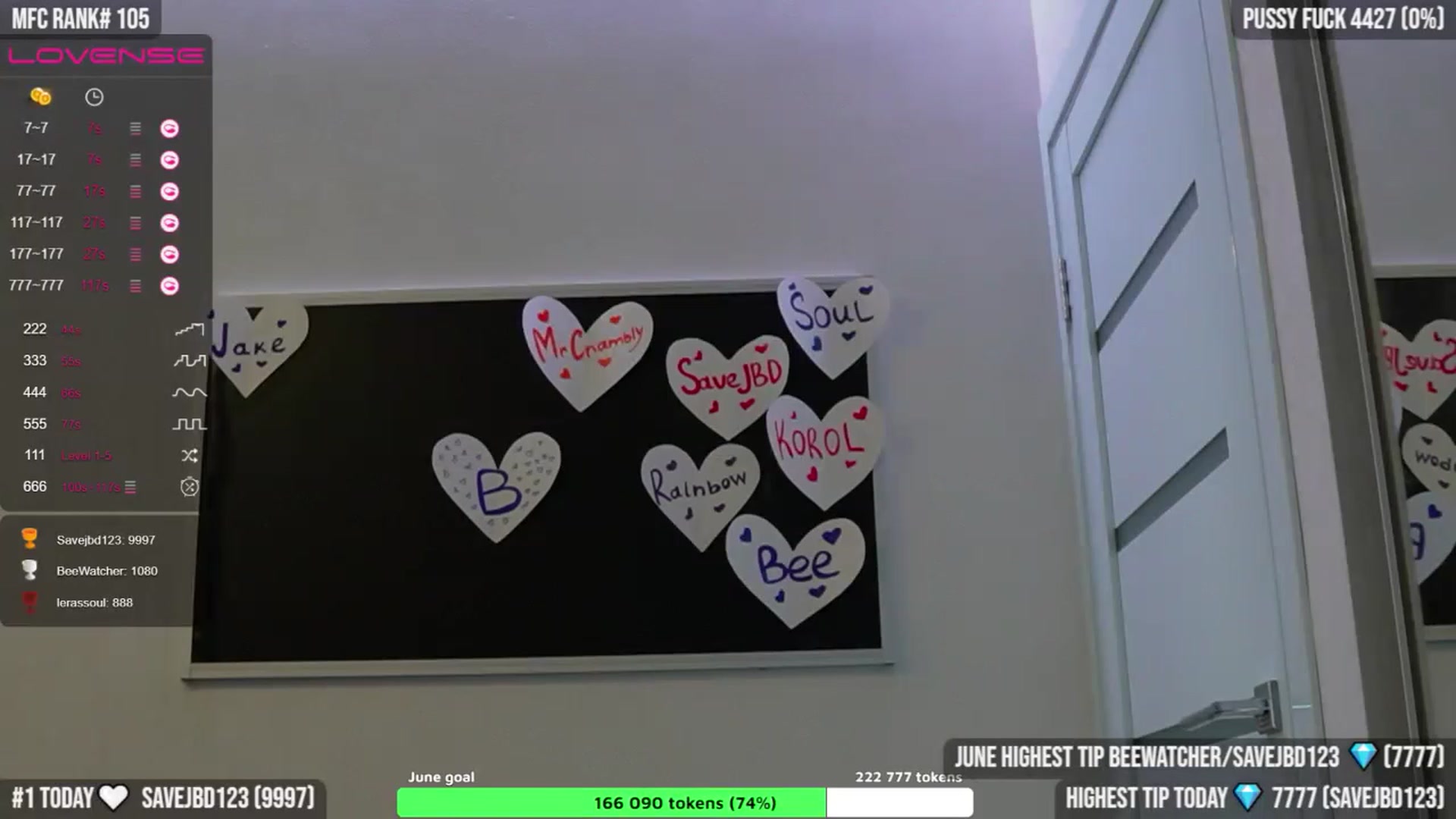Gallery image thumbnail from TighttAss's myfreecams stream on, 06/27/2023, 05:08 image 4 of 20