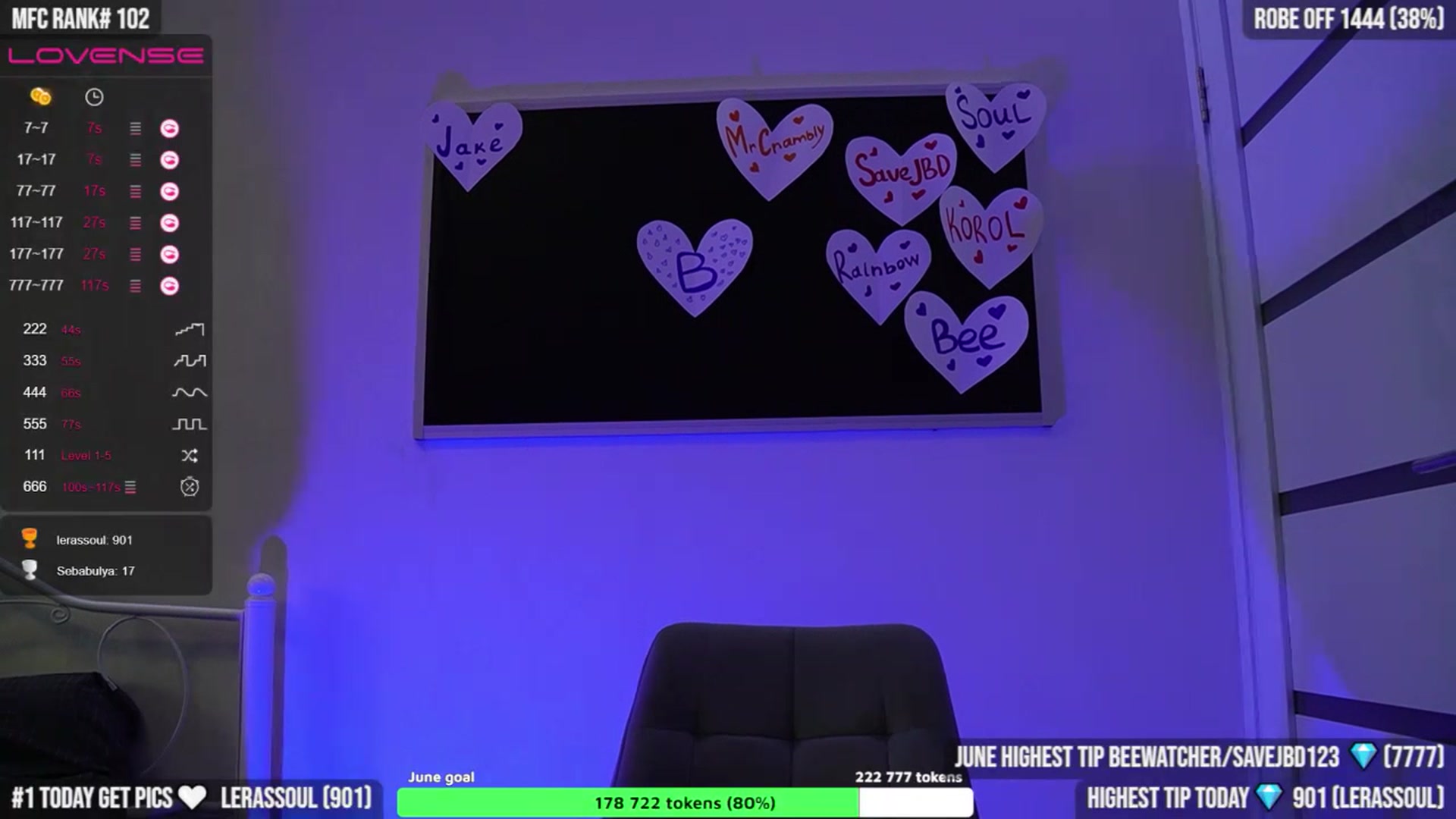 Gallery image thumbnail from TighttAss's myfreecams stream on, 06/30/2023, 04:33 image 4 of 20
