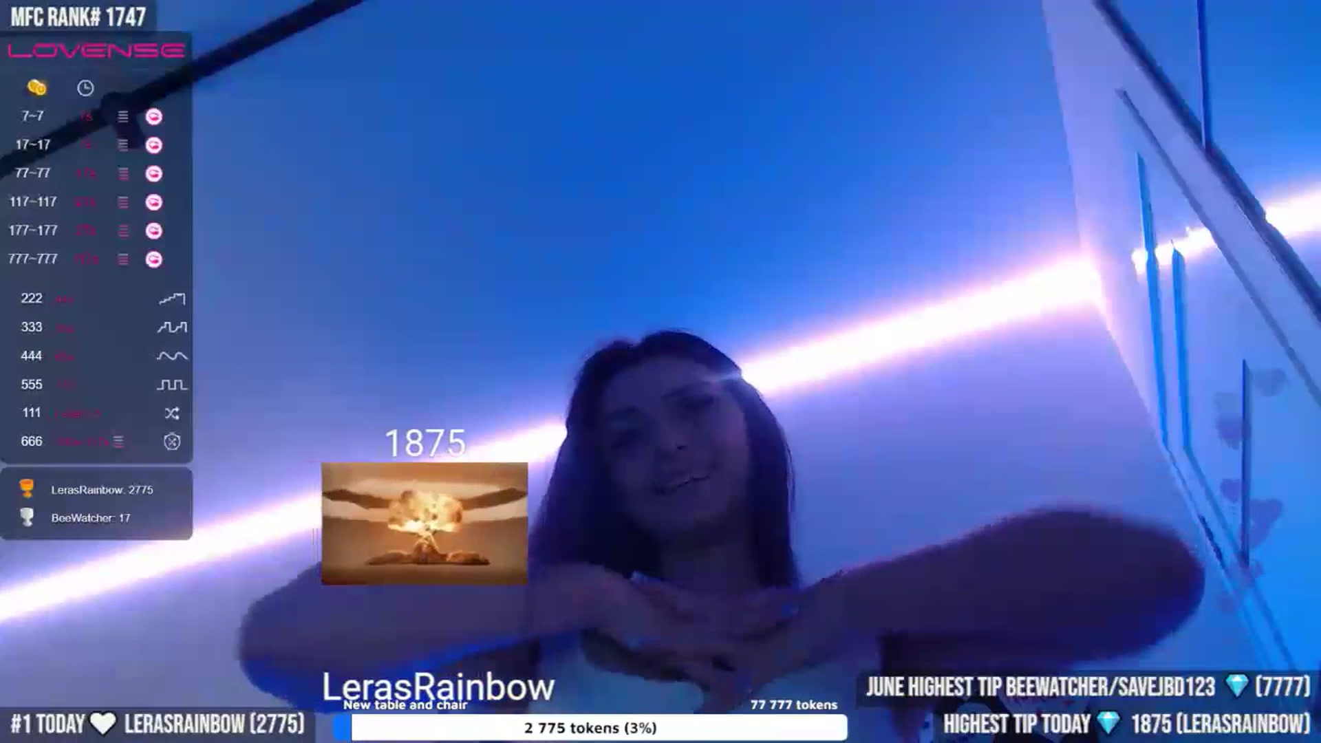 Gallery image thumbnail from TighttAss's myfreecams stream on, 07/02/2023, 04:20 image 9 of 20