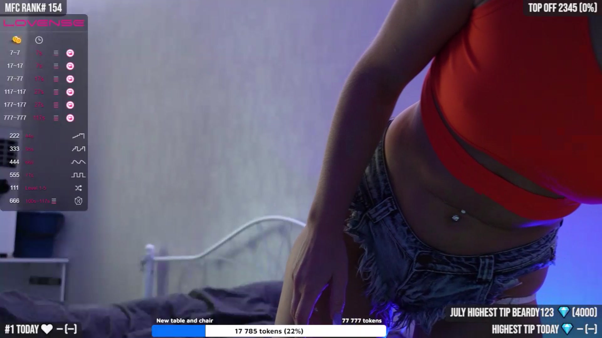 Gallery image thumbnail from TighttAss's myfreecams stream on, 07/05/2023, 03:30 image 4 of 20