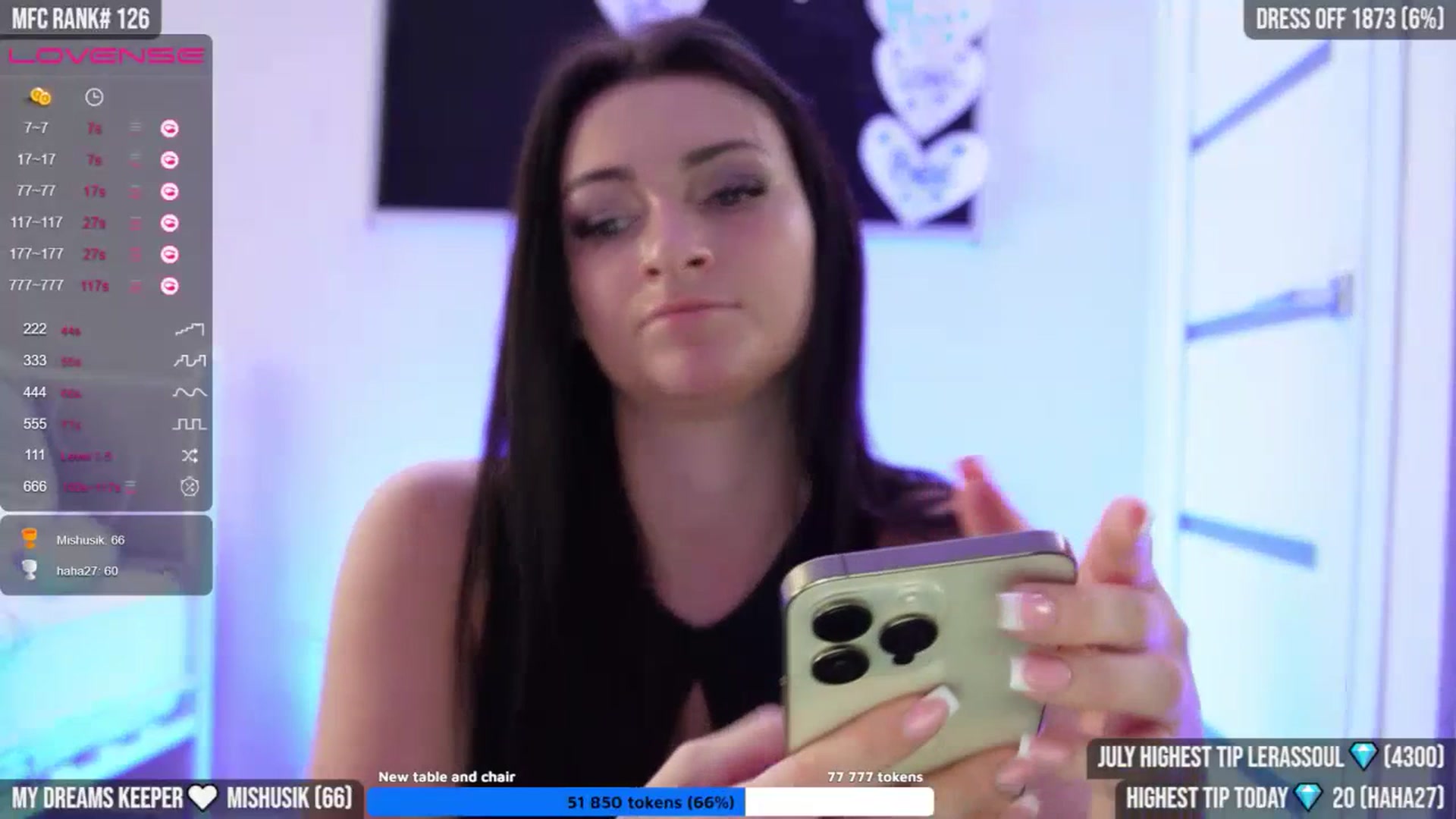 Gallery image thumbnail from TighttAss's myfreecams stream on, 07/10/2023, 04:37 image 7 of 20
