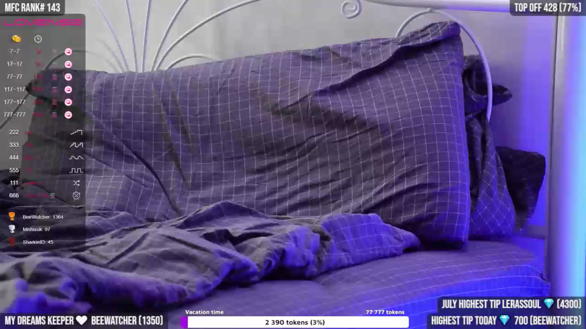 Gallery image thumbnail from TighttAss's myfreecams stream on, 07/18/2023, 04:47 image 17 of 20