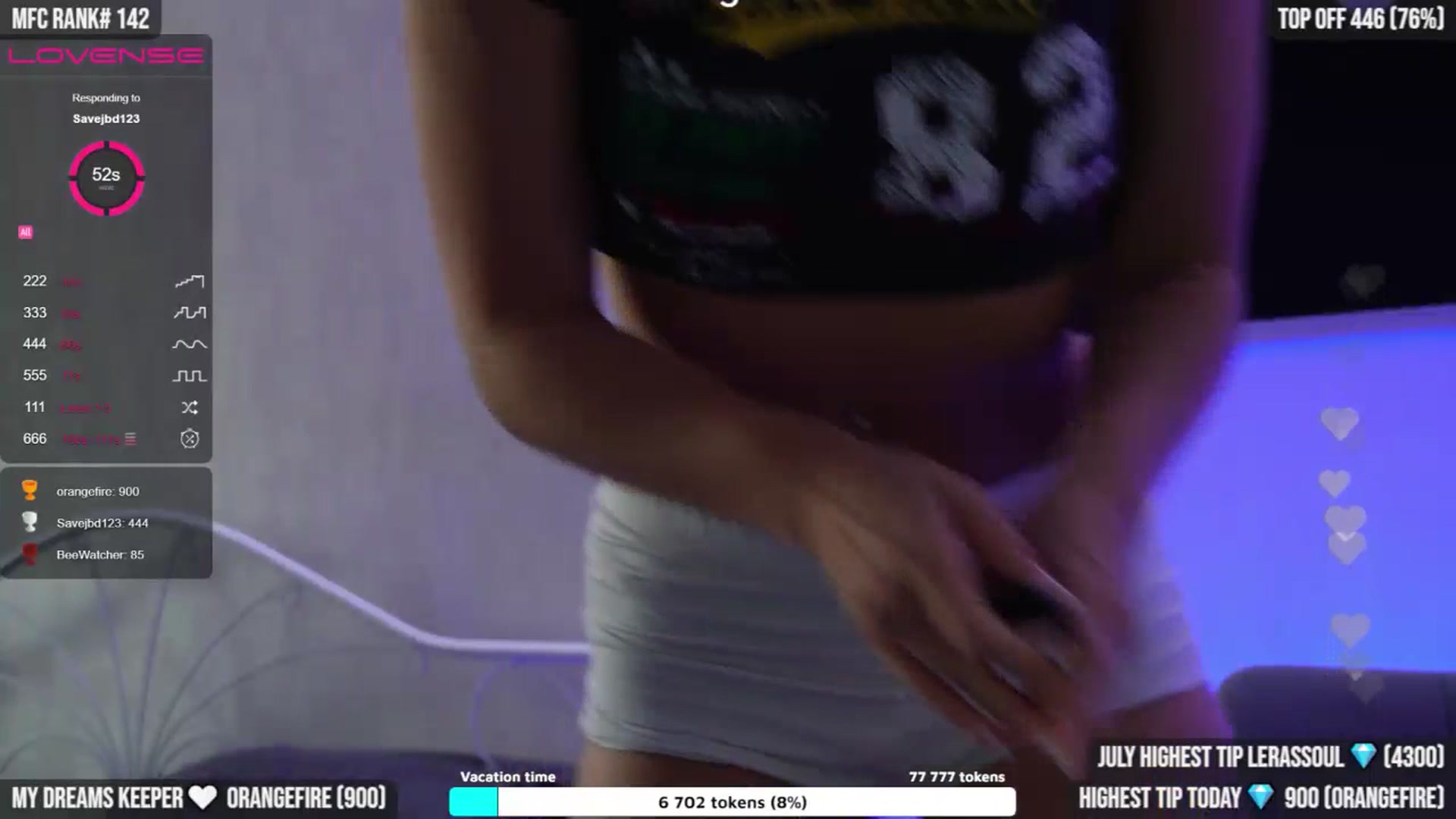 Gallery image thumbnail from TighttAss's myfreecams stream on, 07/19/2023, 04:05 image 9 of 20