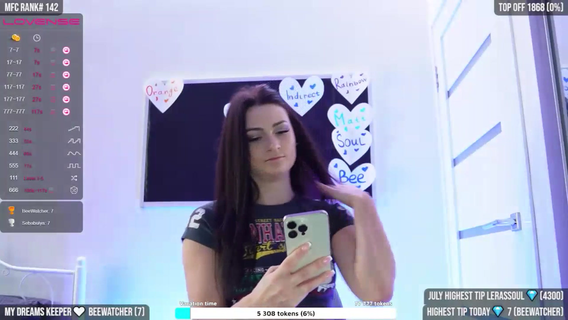 Gallery image thumbnail from TighttAss's myfreecams stream on, 07/19/2023, 04:05 image 6 of 20