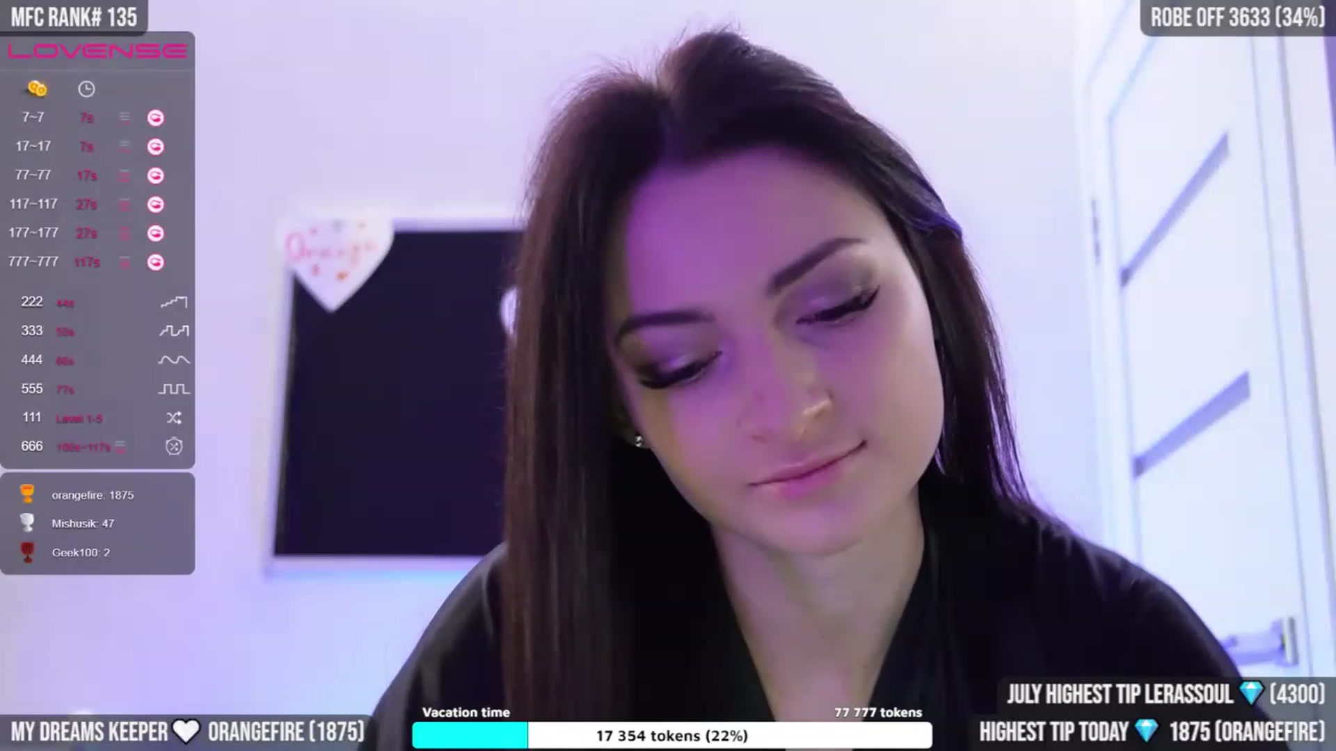 Gallery image thumbnail from TighttAss's myfreecams stream on, 07/21/2023, 04:23 image 16 of 20