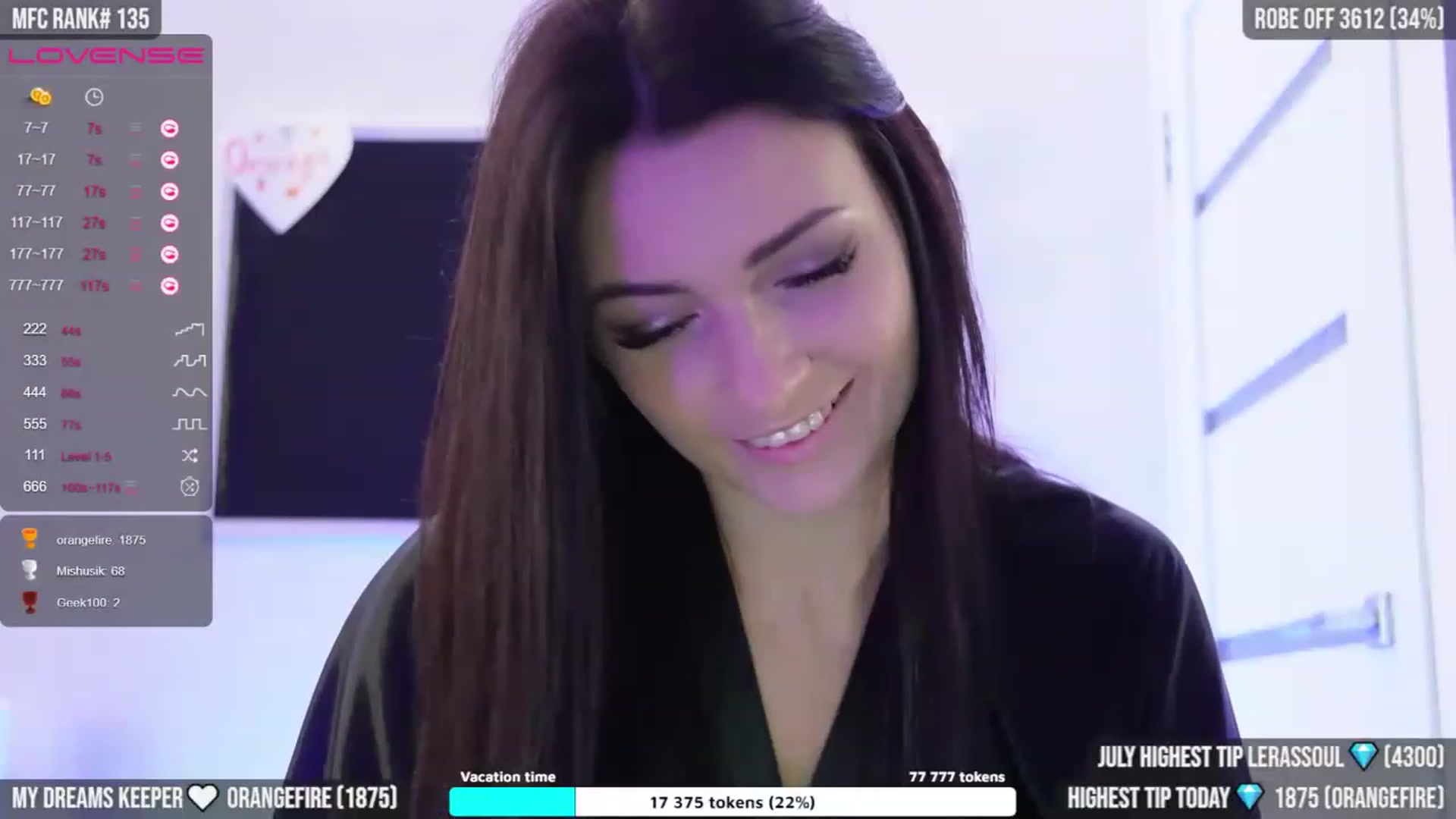 Gallery image thumbnail from TighttAss's myfreecams stream on, 07/21/2023, 05:17 image 5 of 20