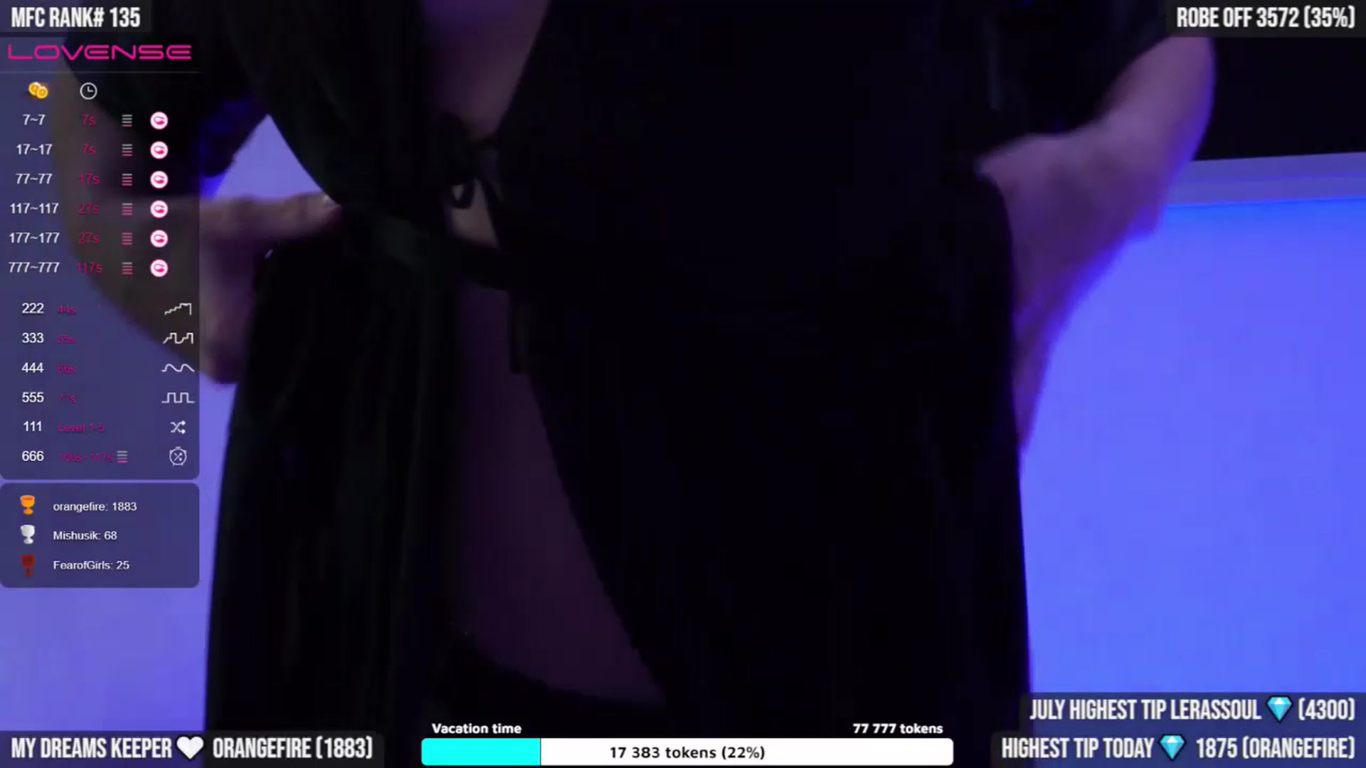 Gallery image thumbnail from TighttAss's myfreecams stream on, 07/21/2023, 05:17 image 11 of 20