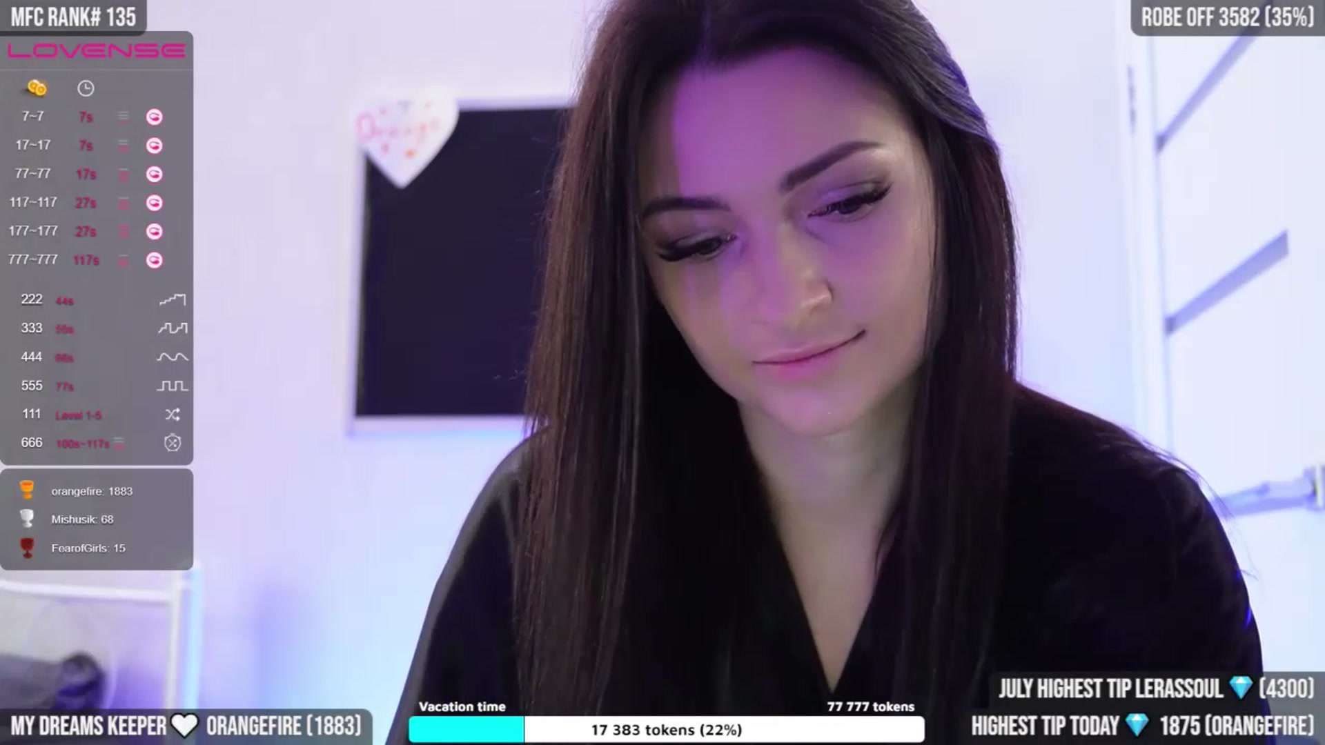 Gallery image thumbnail from TighttAss's myfreecams stream on, 07/21/2023, 05:17 image 9 of 20