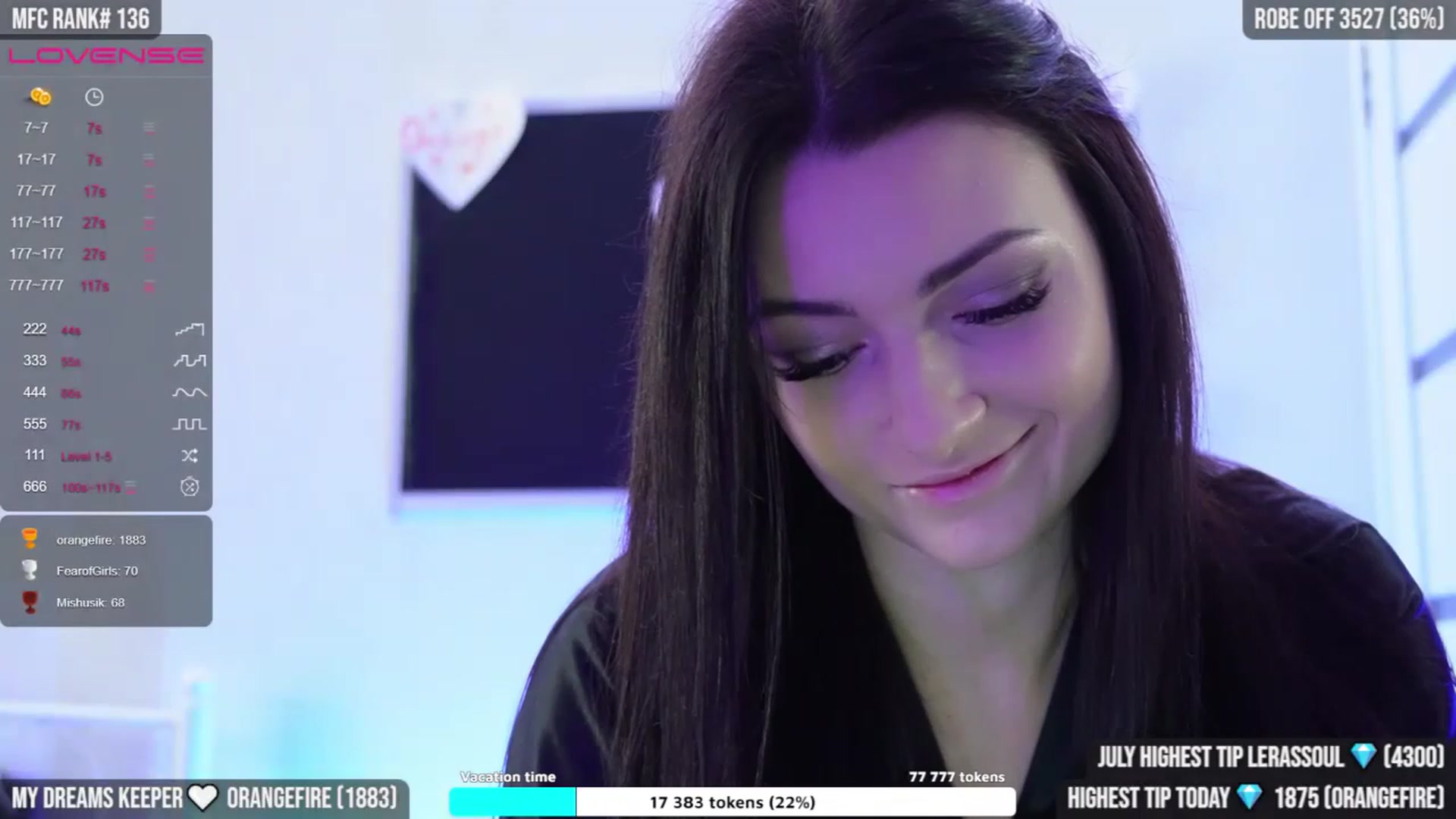 Gallery image thumbnail from TighttAss's myfreecams stream on, 07/21/2023, 05:35 image 1 of 20