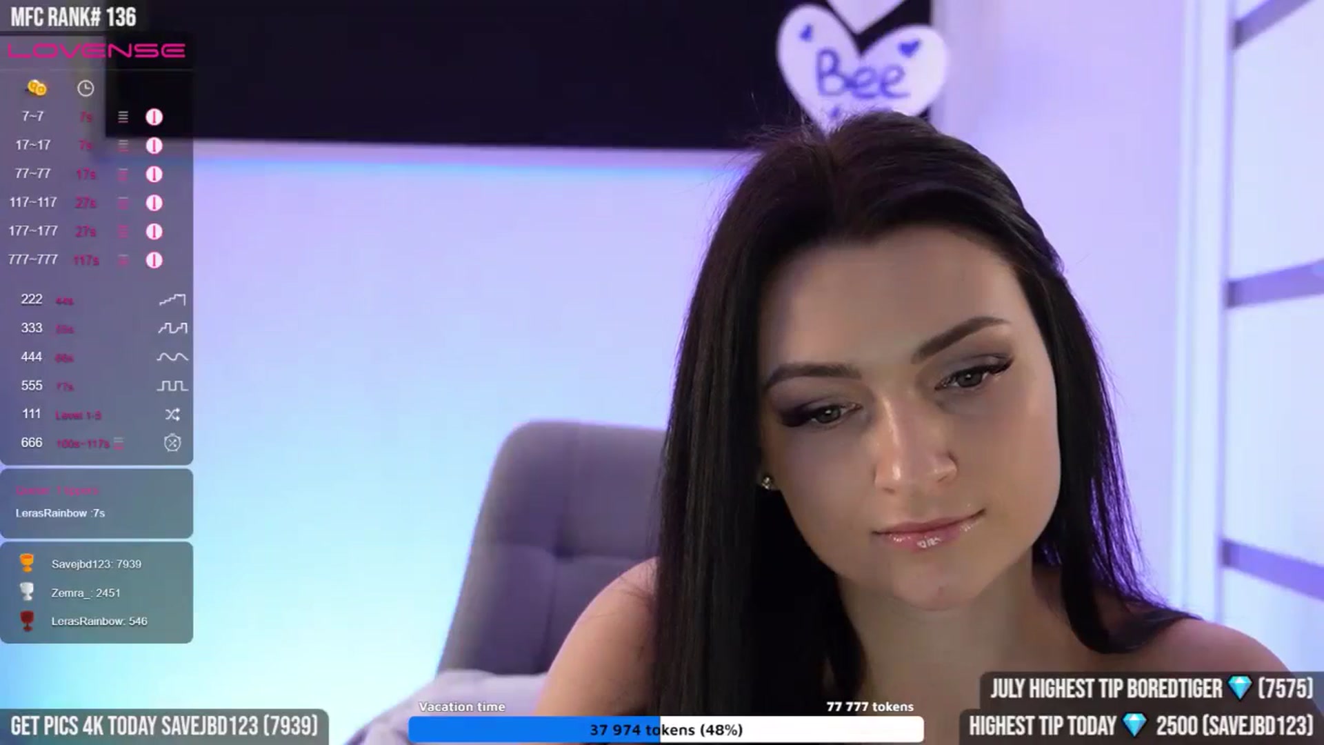 Gallery image thumbnail from TighttAss's myfreecams stream on, 07/25/2023, 05:46 image 20 of 20