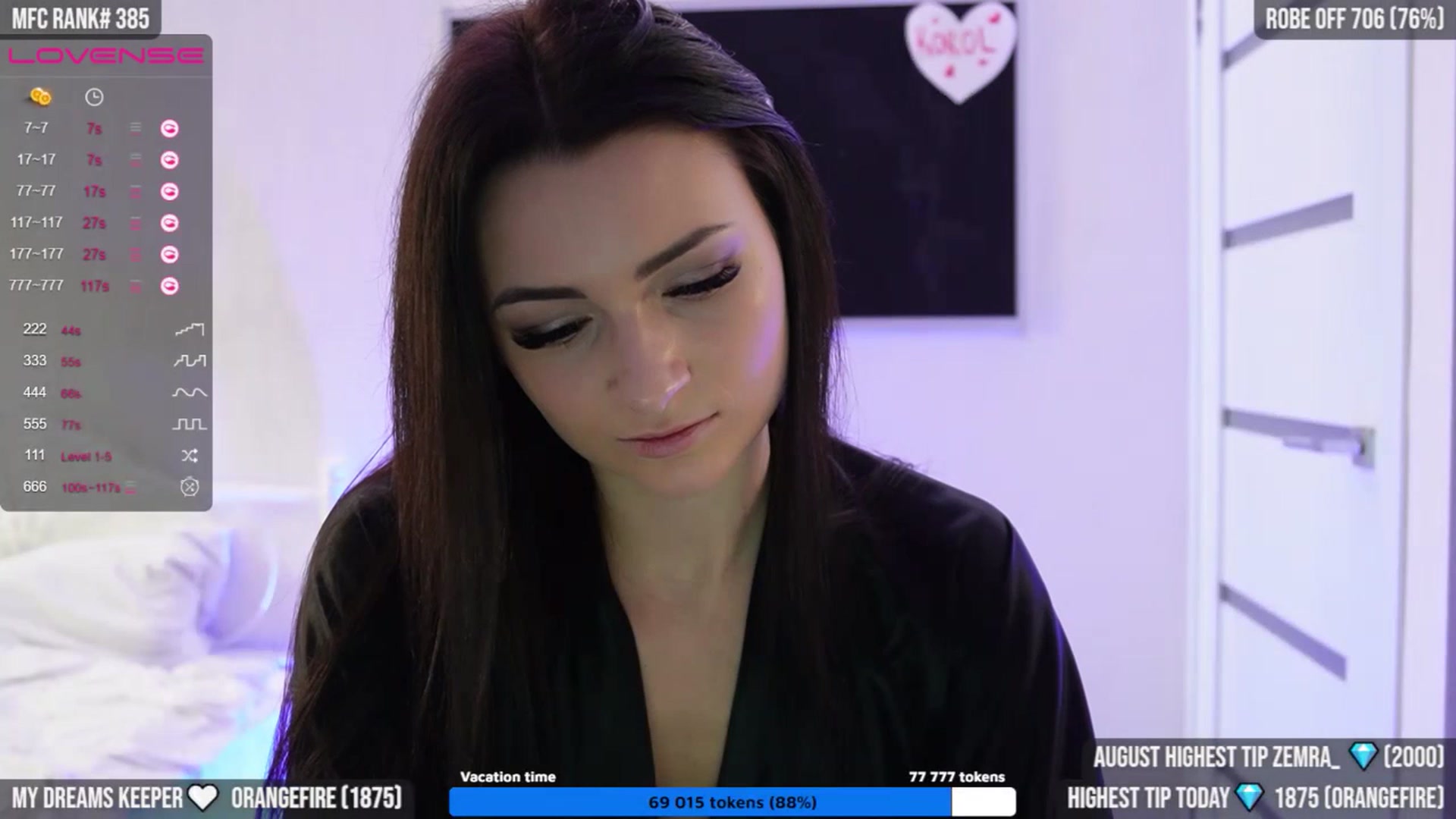 Gallery image thumbnail from TighttAss's myfreecams stream on, 08/03/2023, 04:27 image 11 of 20