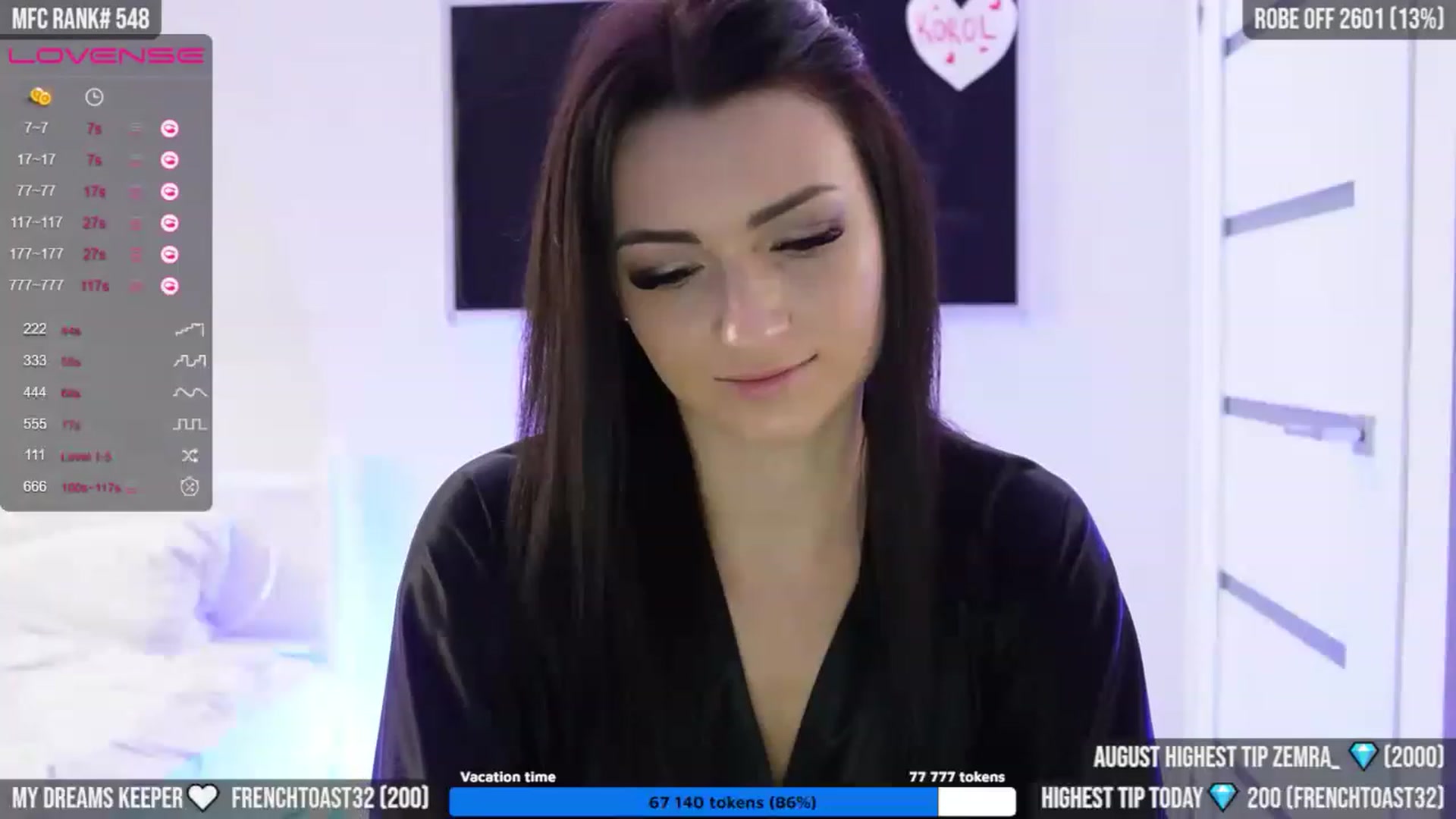 Gallery image thumbnail from TighttAss's myfreecams stream on, 08/03/2023, 04:27 image 4 of 20