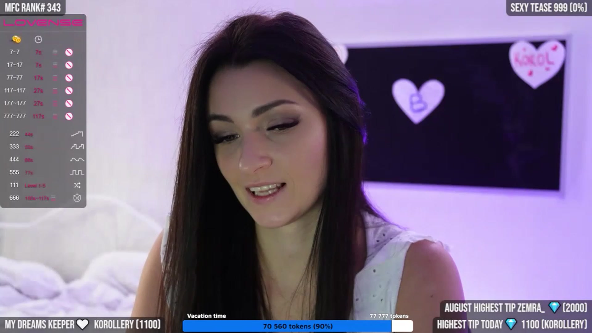 Gallery image thumbnail from TighttAss's myfreecams stream on, 08/04/2023, 05:12 image 20 of 20