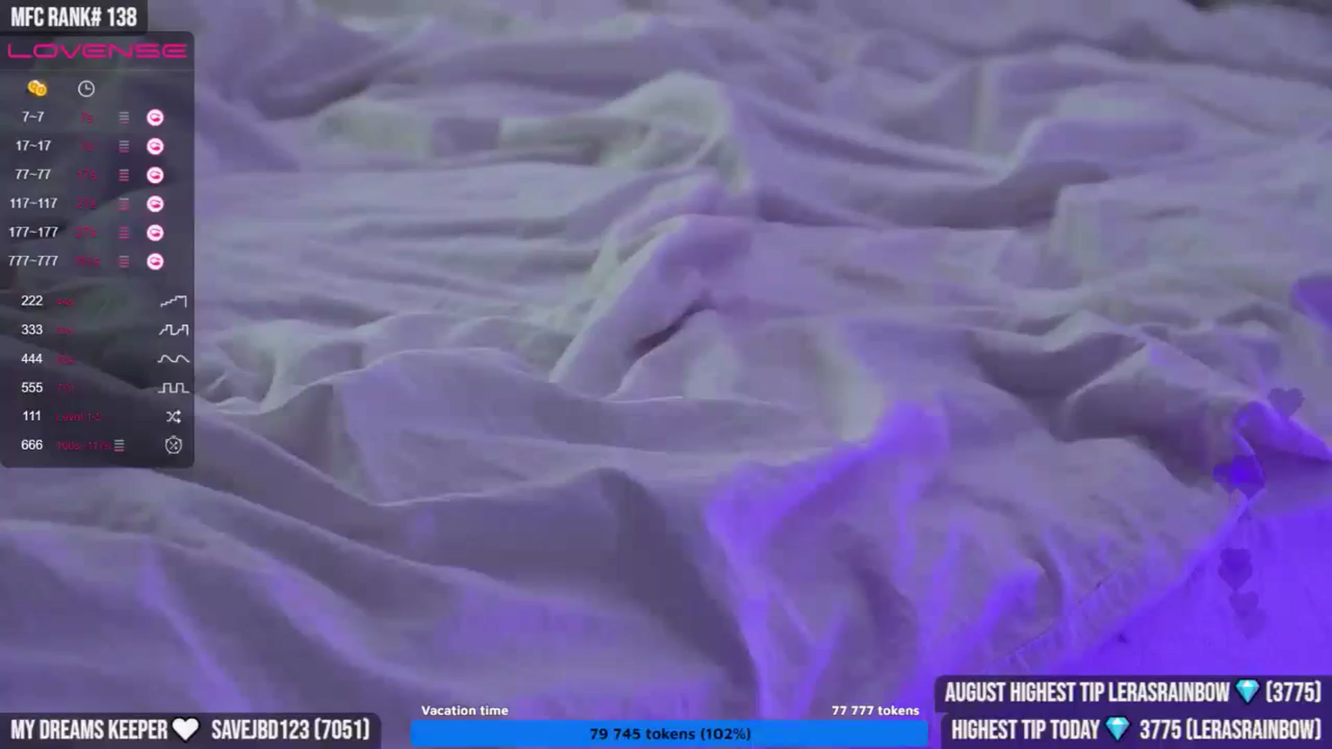Gallery image thumbnail from TighttAss's myfreecams stream on, 08/05/2023, 05:06 image 14 of 20