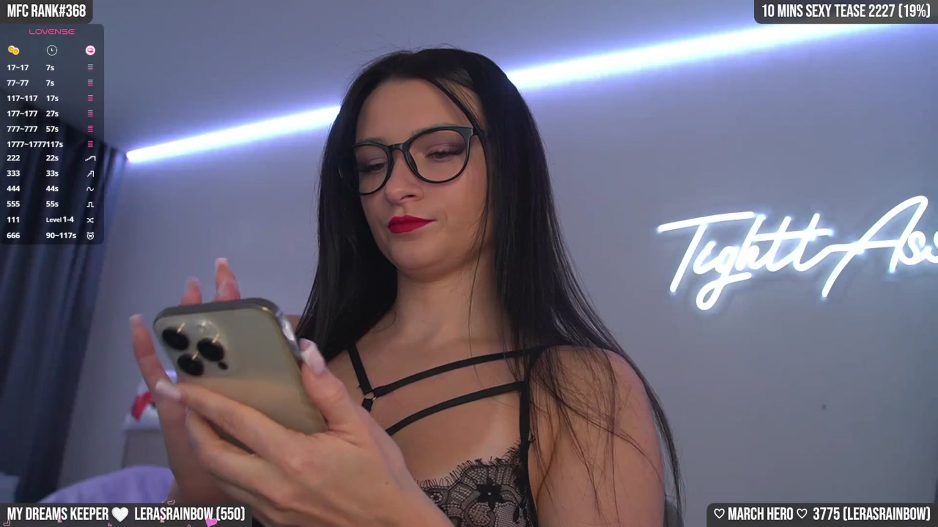 Gallery image thumbnail from TighttAss's myfreecams stream on, 03/05/2025, 04:38 image 9 of 20