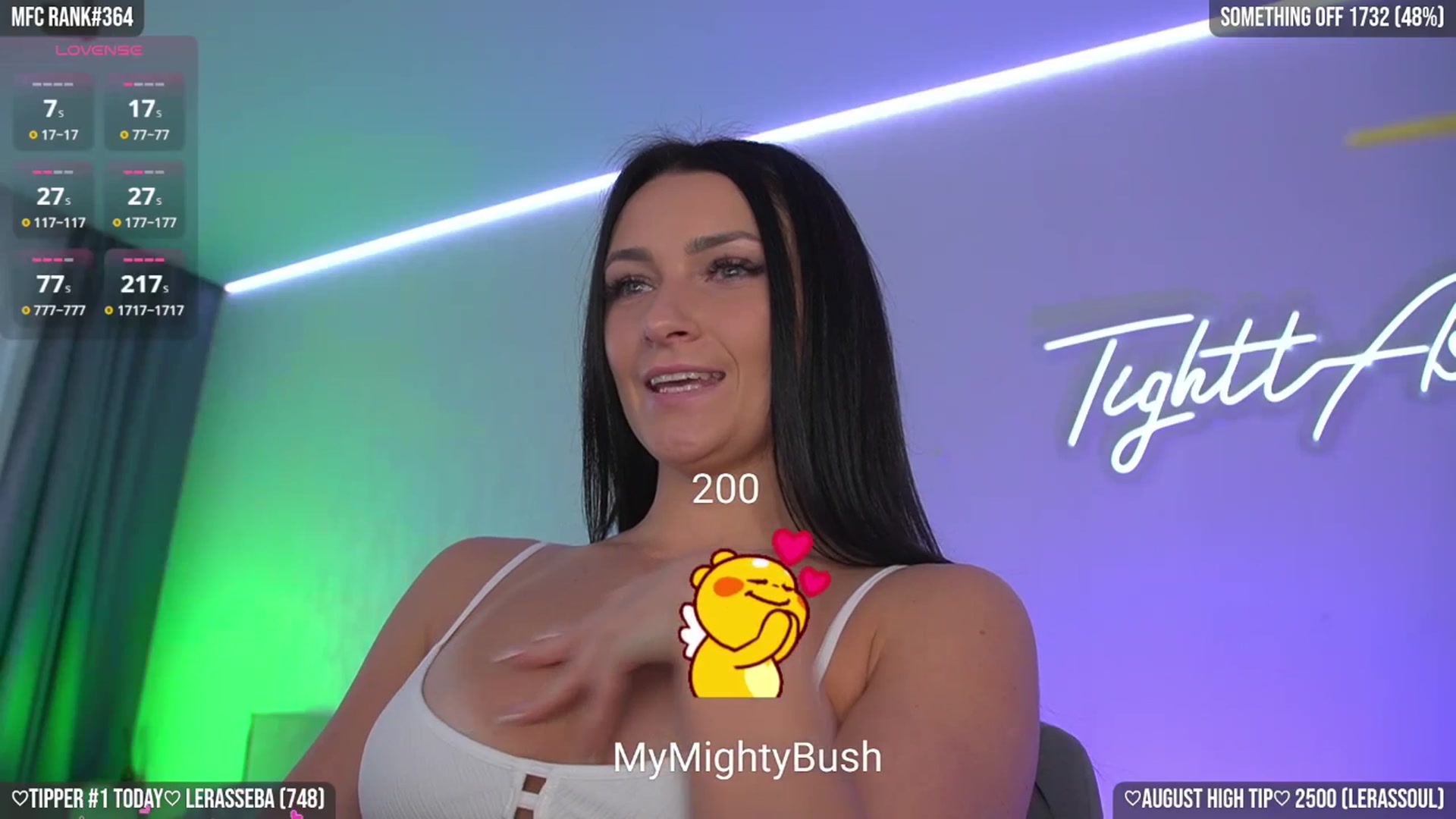Gallery image thumbnail from TighttAss's myfreecams stream on, 08/02/2025, 05:41 image 2 of 20