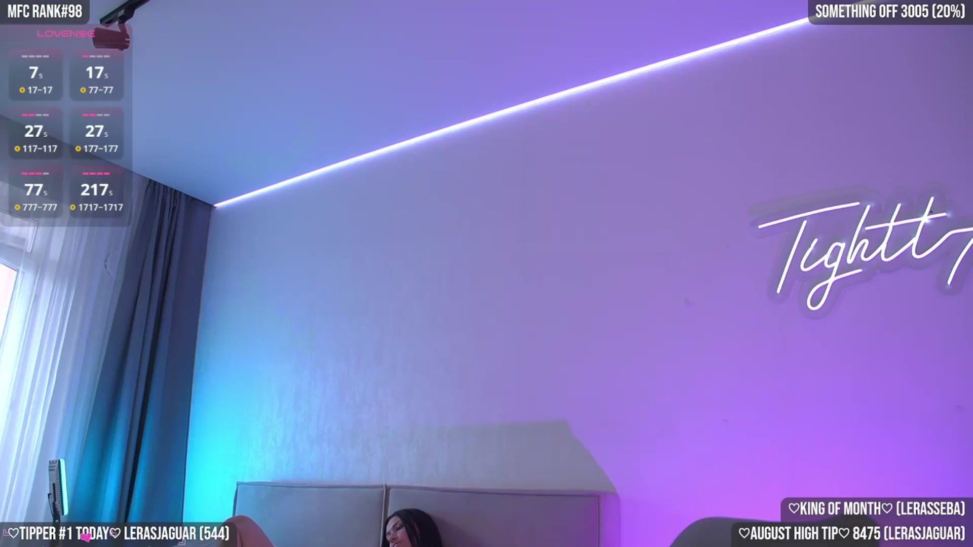 Gallery image thumbnail from TighttAss's myfreecams stream on, 08/08/2025, 04:19 image 6 of 20