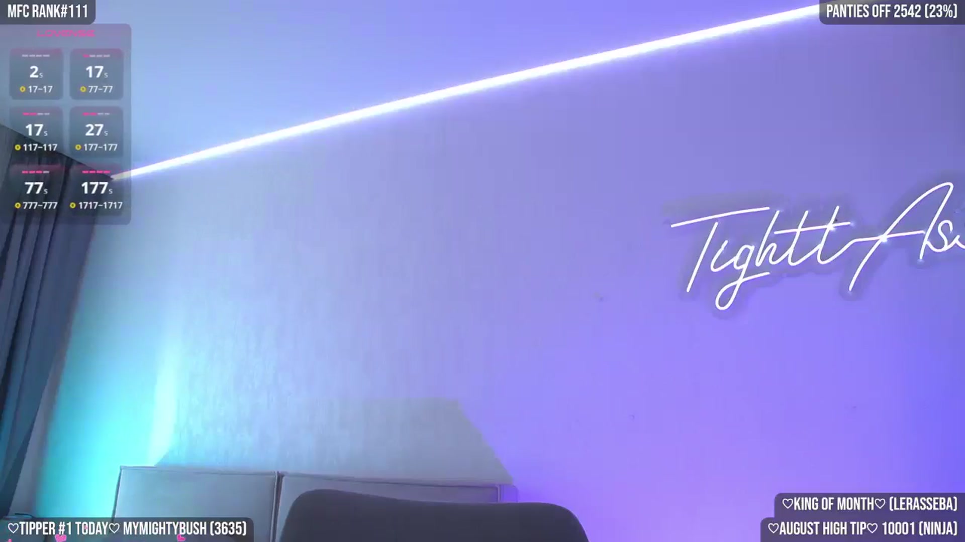 Gallery image thumbnail from TighttAss's myfreecams stream on, 08/28/2025, 04:56 image 8 of 20