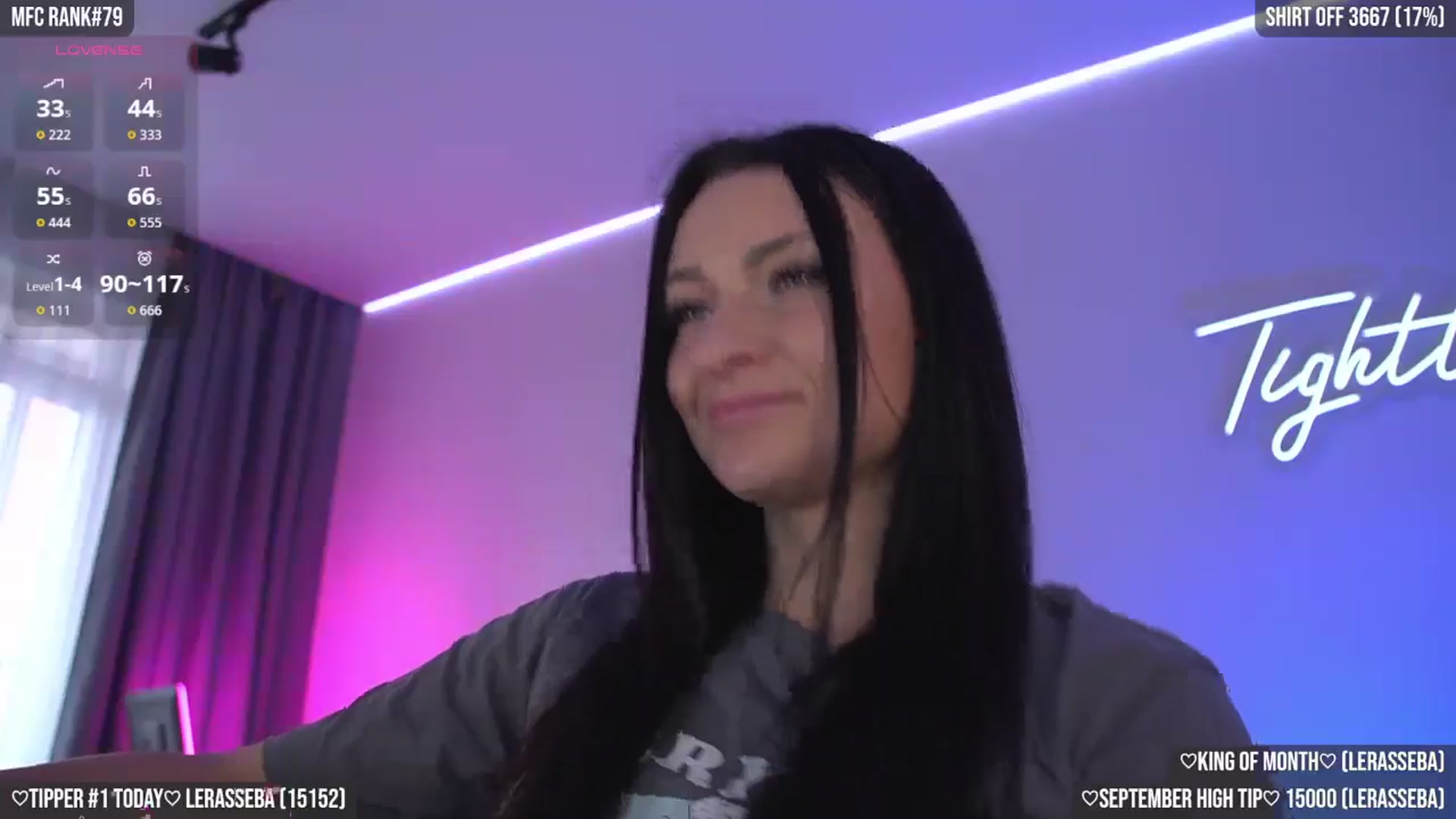 Gallery image thumbnail from TighttAss's myfreecams stream on, 09/14/2025, 05:03 image 14 of 20
