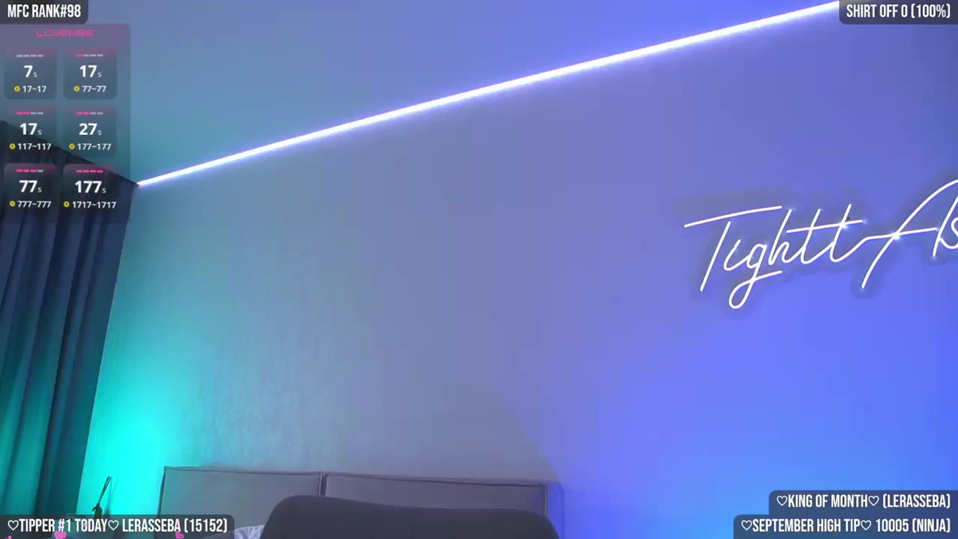 Gallery image thumbnail from TighttAss's myfreecams stream on, 09/14/2025, 05:03 image 10 of 20