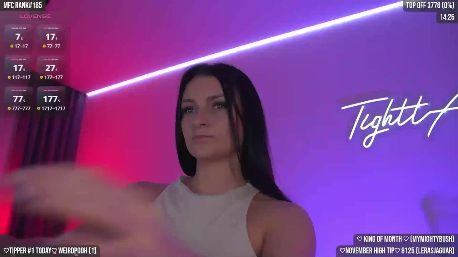 Gallery image thumbnail from TighttAss's myfreecams stream on, 11/27/2025, 05:11 image 4 of 20