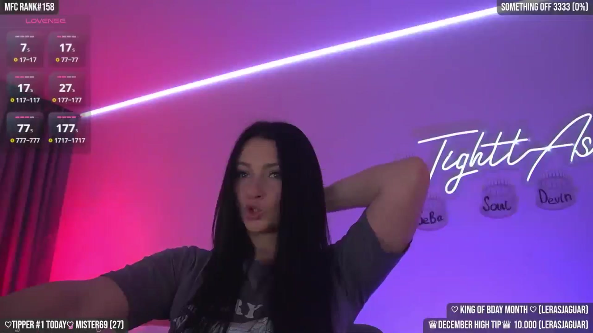 Gallery image thumbnail from TighttAss's myfreecams stream on, 12/14/2025, 04:45 image 4 of 20