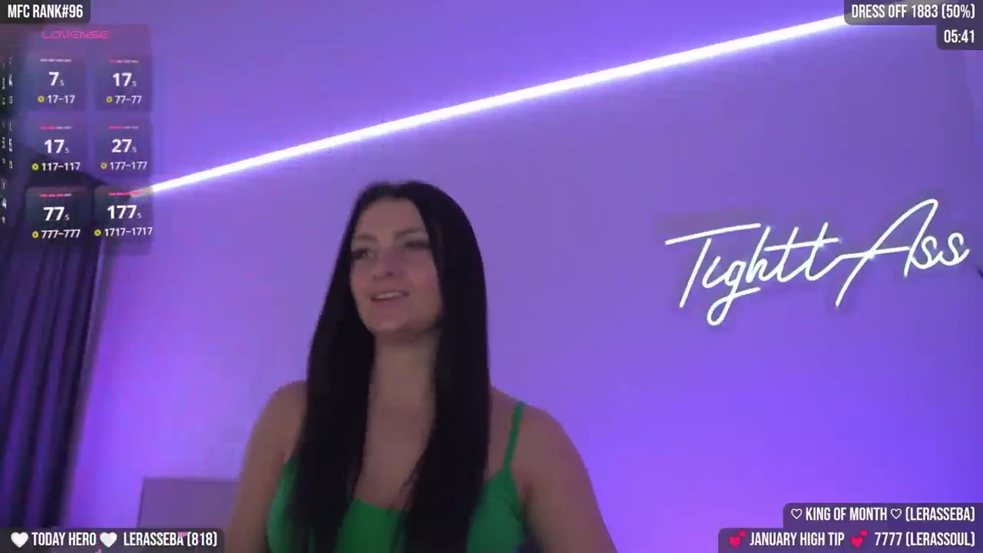 Gallery image thumbnail from TighttAss's myfreecams stream on, 01/09/2026, 05:02 image 18 of 20