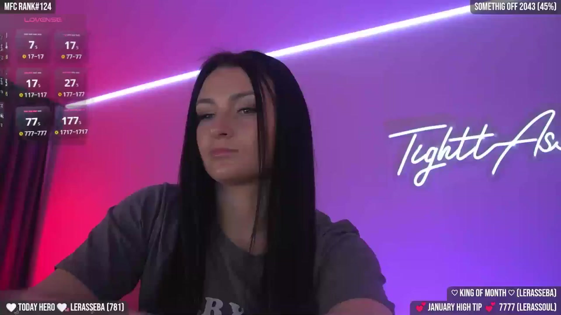 Gallery image thumbnail from TighttAss's myfreecams stream on, 01/12/2026, 06:10 image 6 of 20