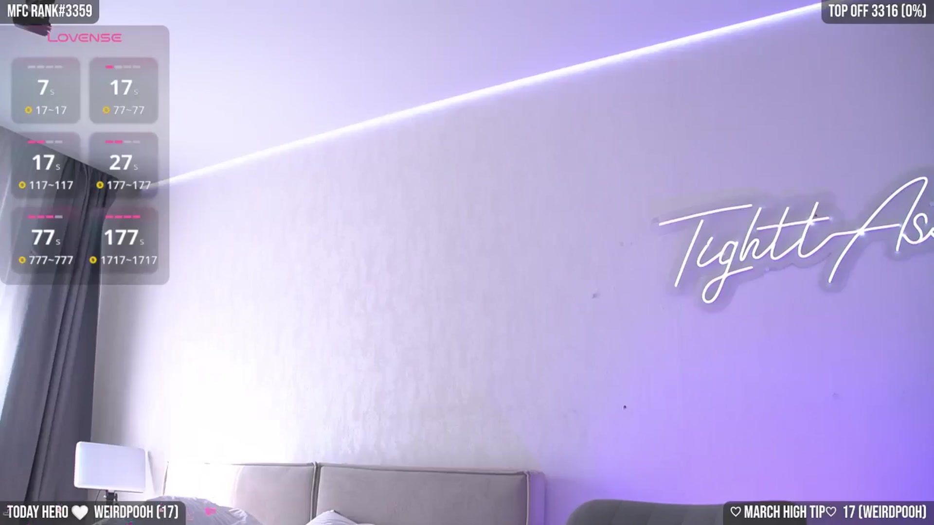 Gallery image thumbnail from TighttAss's myfreecams stream on, 03/02/2026, 04:47 image 5 of 20