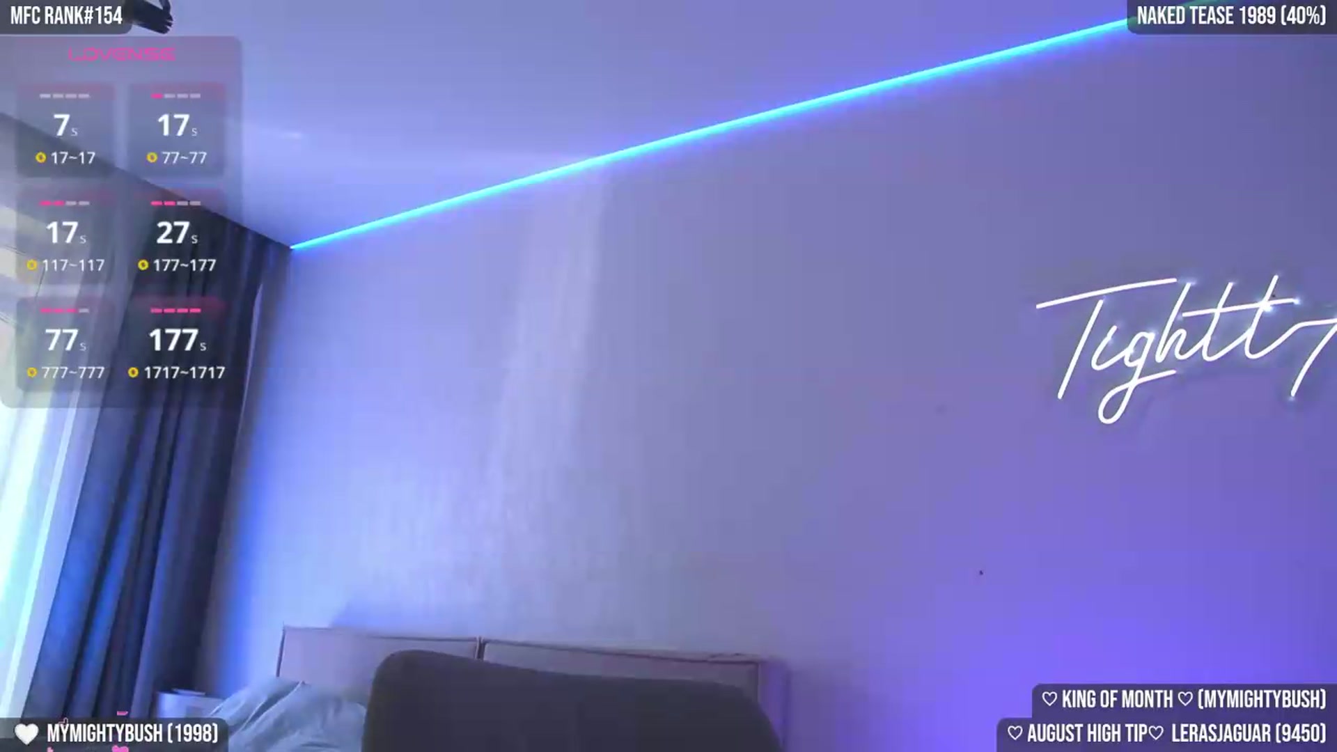 Gallery image thumbnail from TighttAss's myfreecams stream on, 08/14/2026, 05:53 image 12 of 20