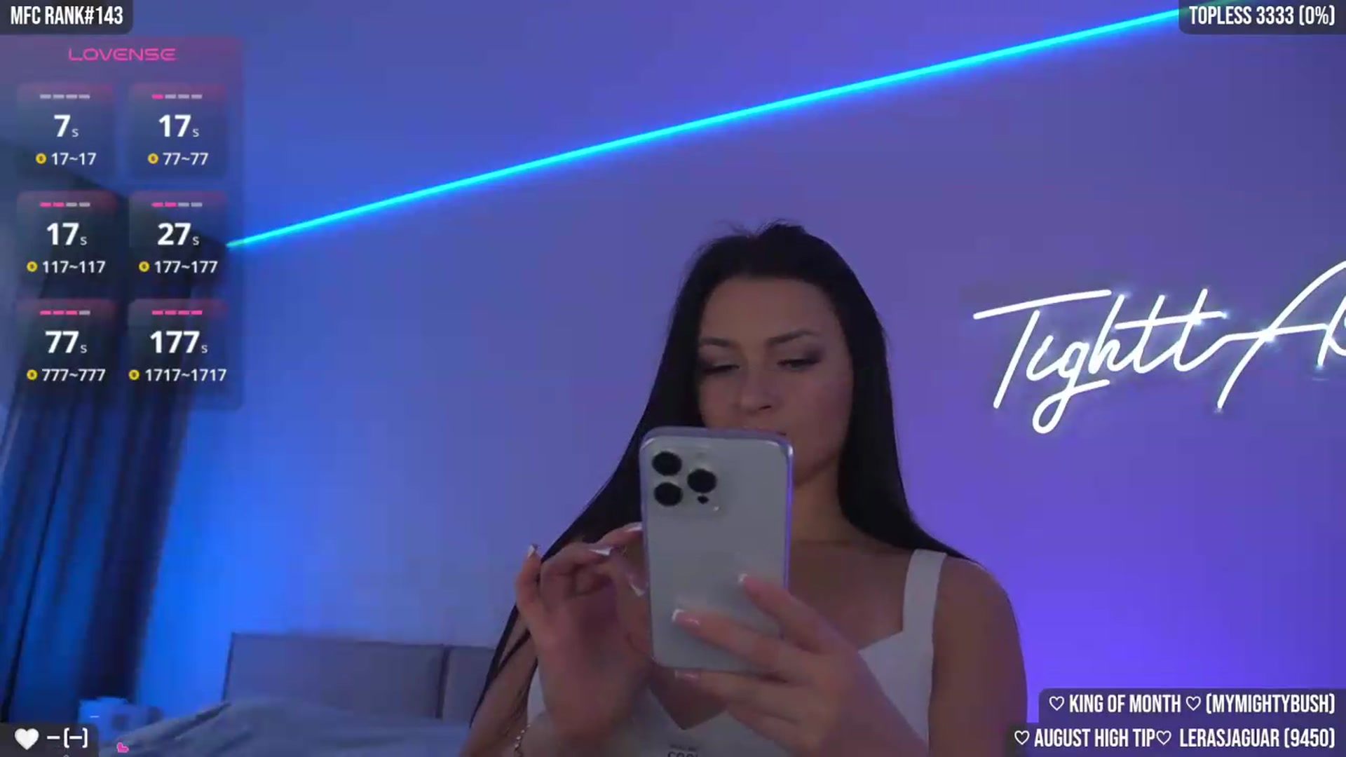 Gallery image thumbnail from TighttAss's myfreecams stream on, 08/18/2026, 04:37 image 5 of 20