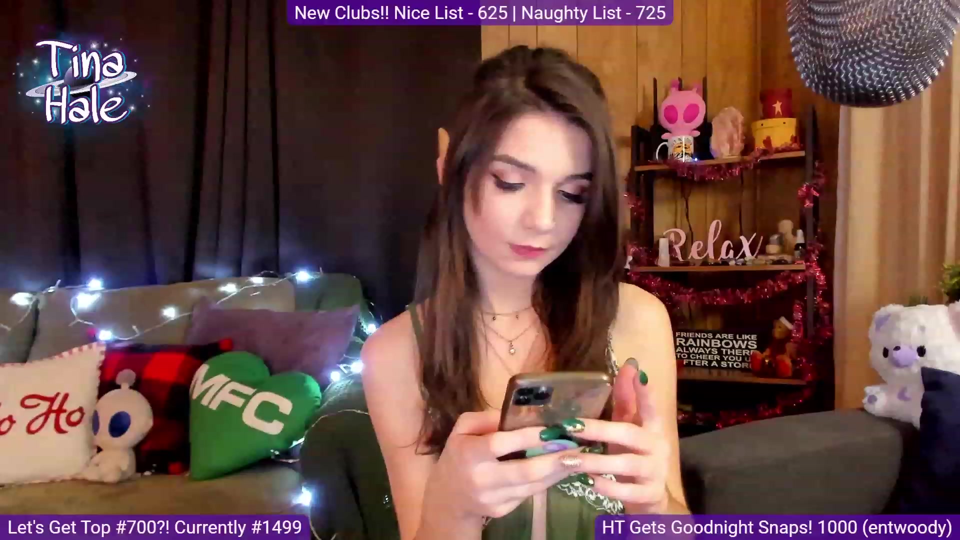 Gallery image thumbnail from TinaHale's myfreecams stream on, 12/18/2022, 04:59 image 6 of 20
