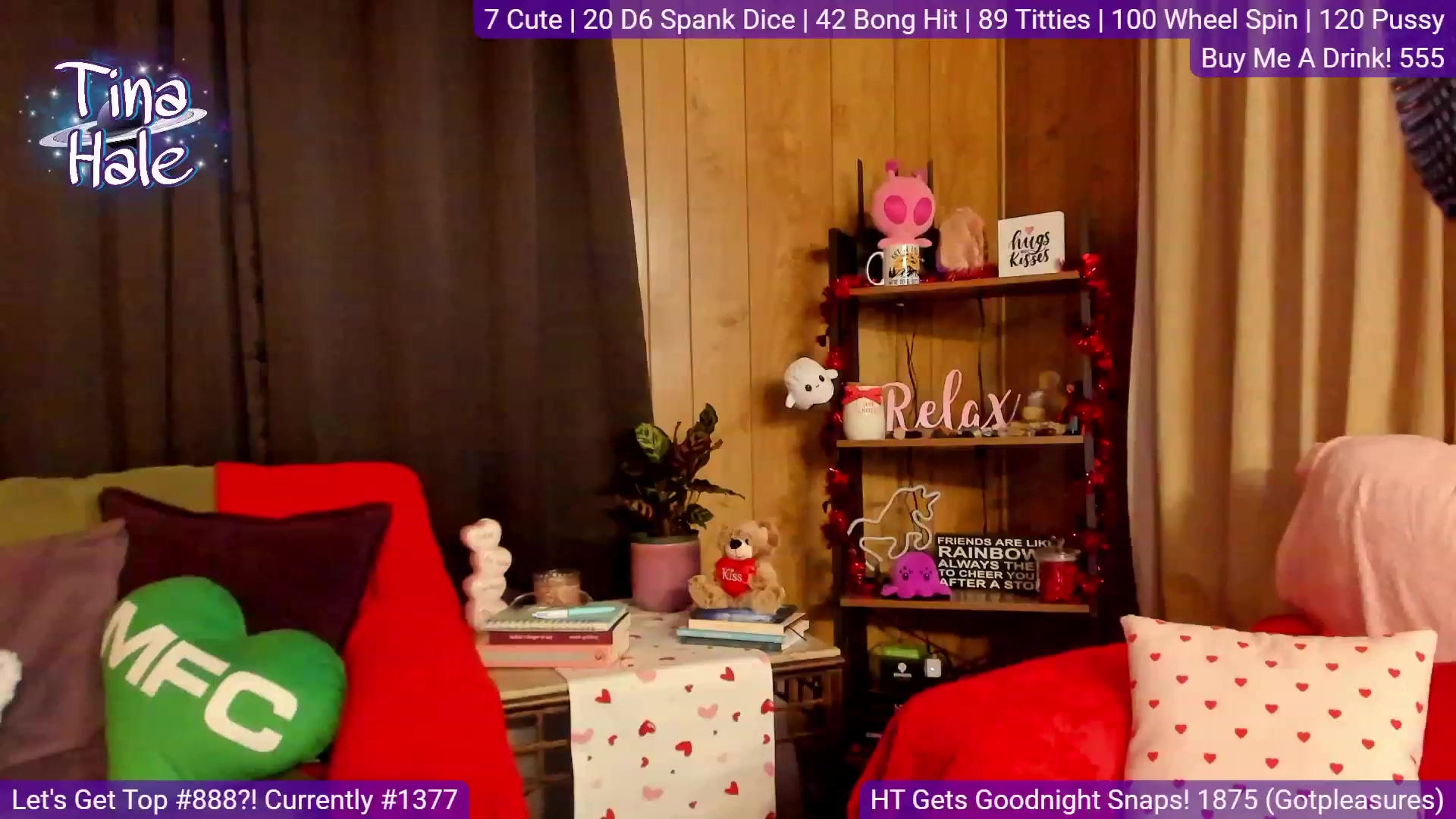 Gallery image thumbnail from TinaHale's myfreecams stream on, 01/20/2023, 04:32 image 13 of 20
