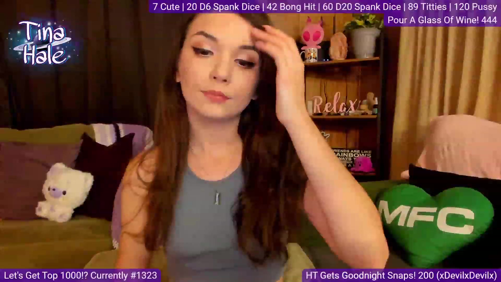 Gallery image thumbnail from TinaHale's myfreecams stream on, 04/24/2023, 05:28 image 6 of 20