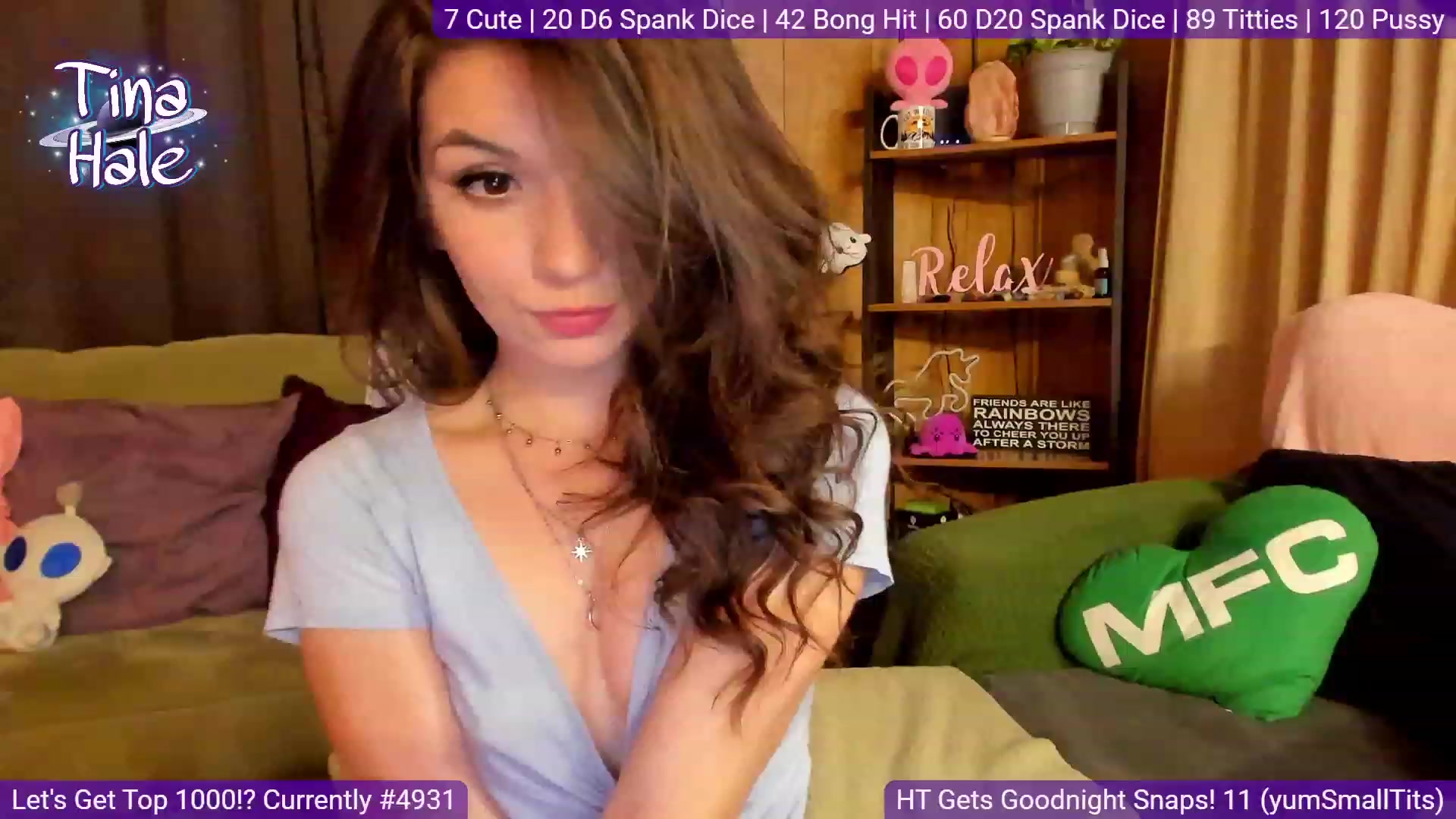 Gallery image thumbnail from TinaHale's myfreecams stream on, 05/04/2023, 05:25 image 9 of 20