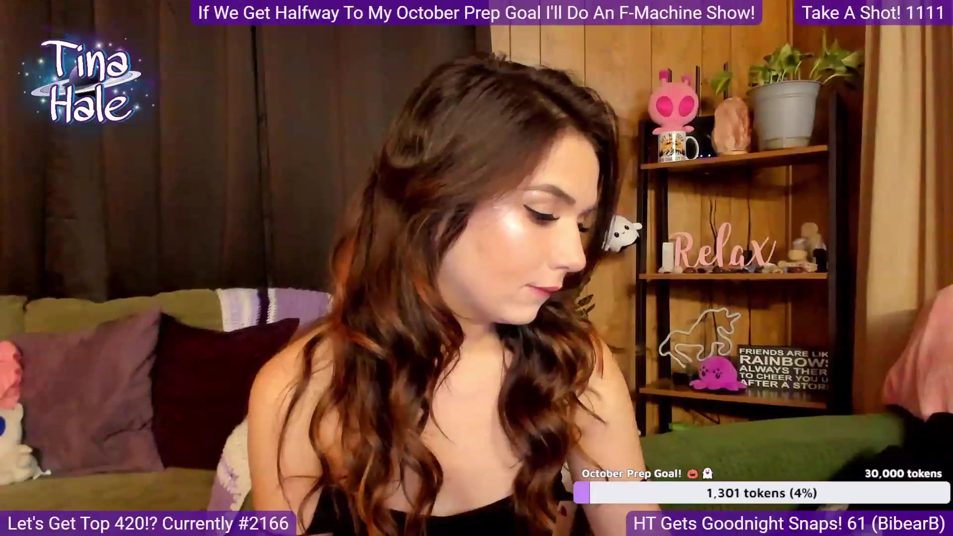 Gallery image thumbnail from TinaHale's myfreecams stream on, 09/04/2023, 03:54 image 6 of 20