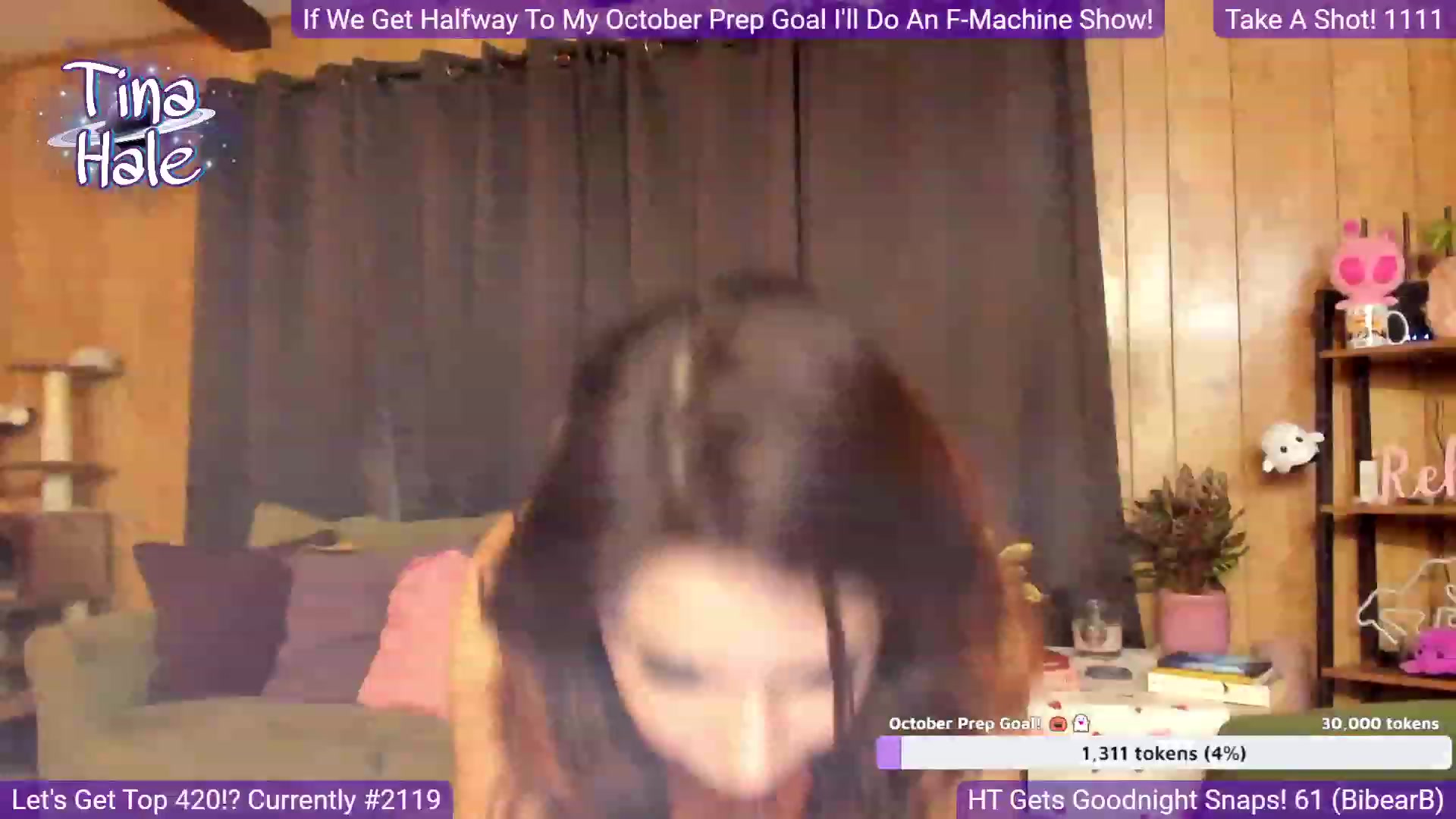 Gallery image thumbnail from TinaHale's myfreecams stream on, 09/04/2023, 03:54 image 9 of 20