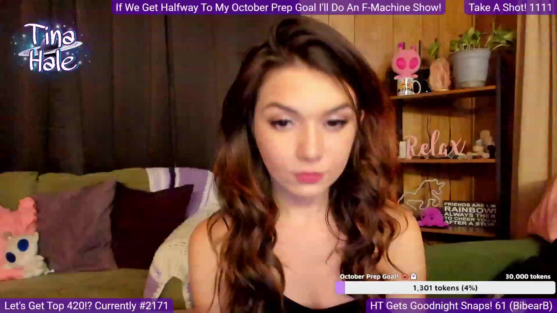 Gallery image thumbnail from TinaHale's myfreecams stream on, 09/04/2023, 03:54 image 4 of 20