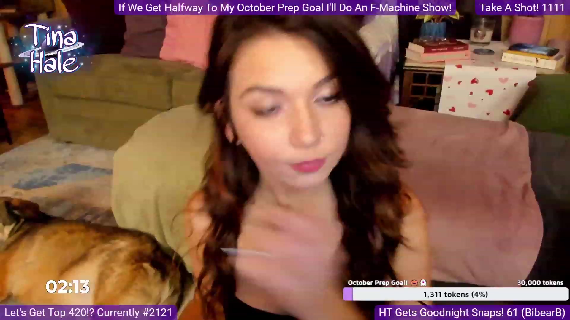 Gallery image thumbnail from TinaHale's myfreecams stream on, 09/04/2023, 03:54 image 8 of 20