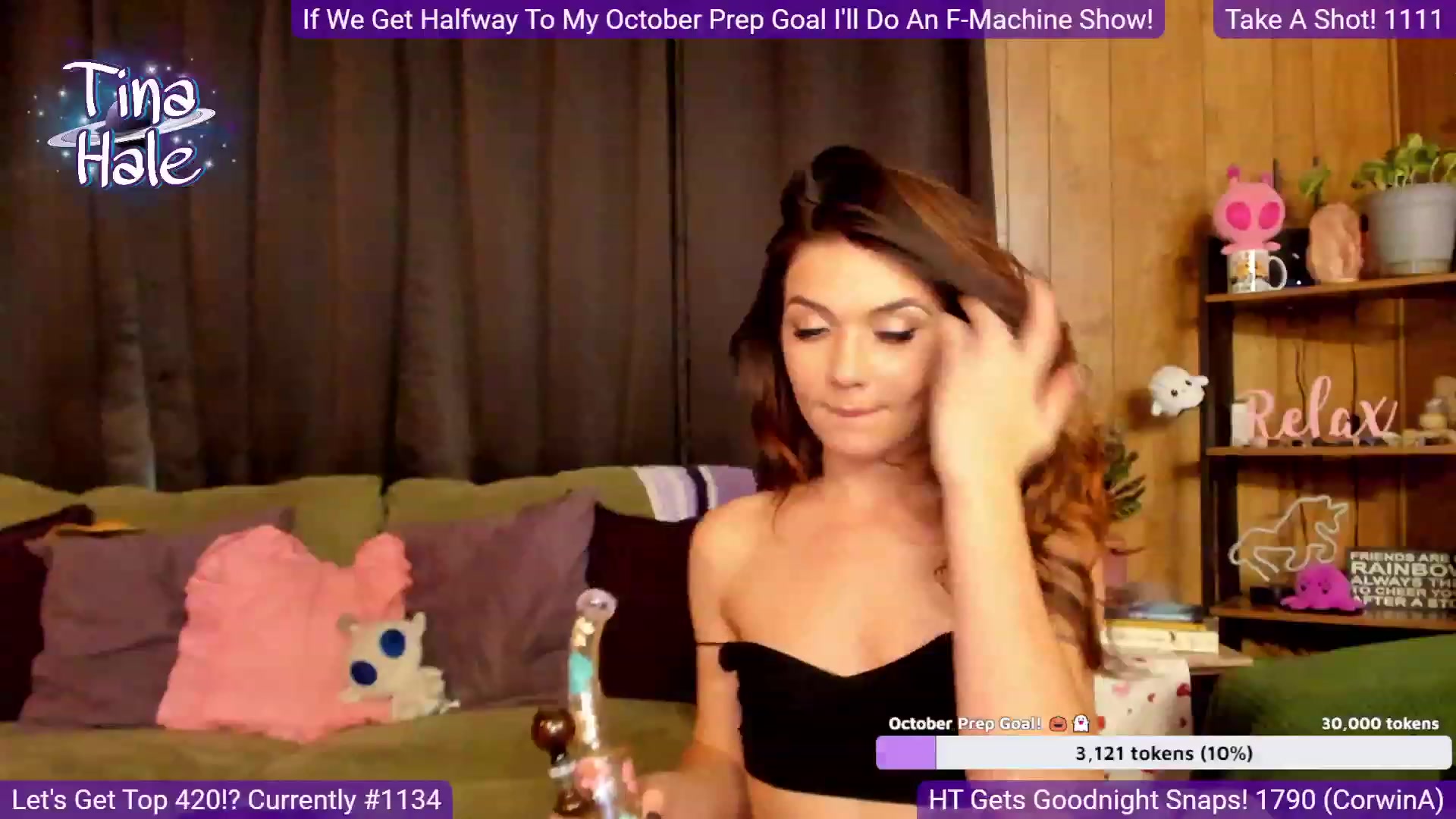 Gallery image thumbnail from TinaHale's myfreecams stream on, 09/04/2023, 06:19 image 7 of 20