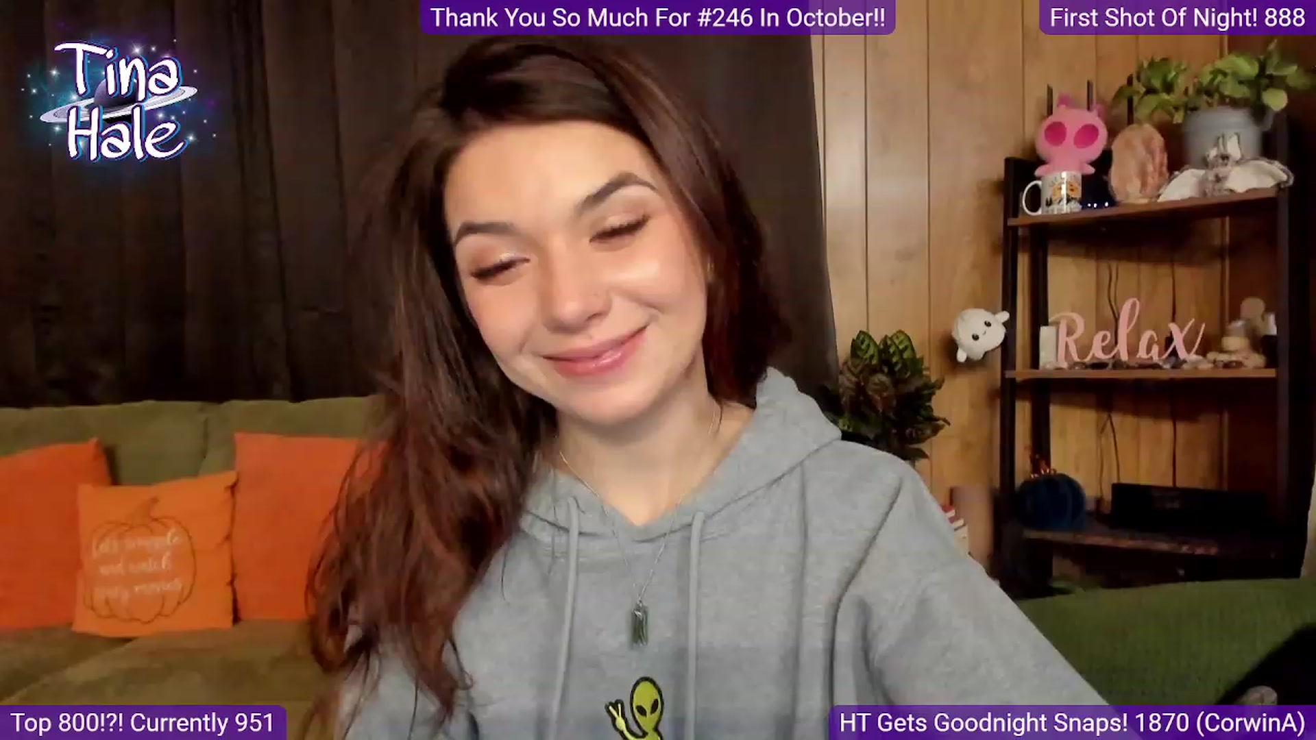 Gallery image thumbnail from TinaHale's myfreecams stream on, 12/01/2023, 07:06 image 9 of 20
